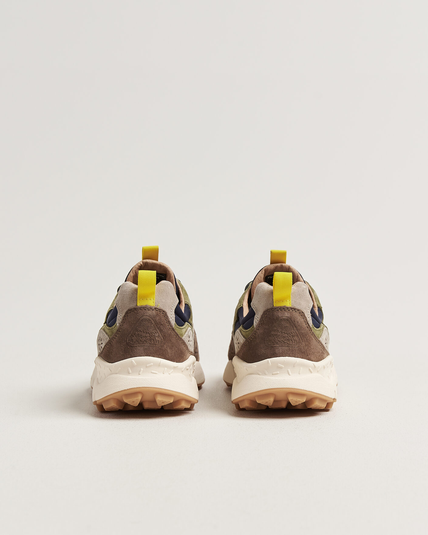 Homme | Baskets | Flower Mountain | Yamano 3 Suede/Nylon Sneaker Dark Grey/Brown