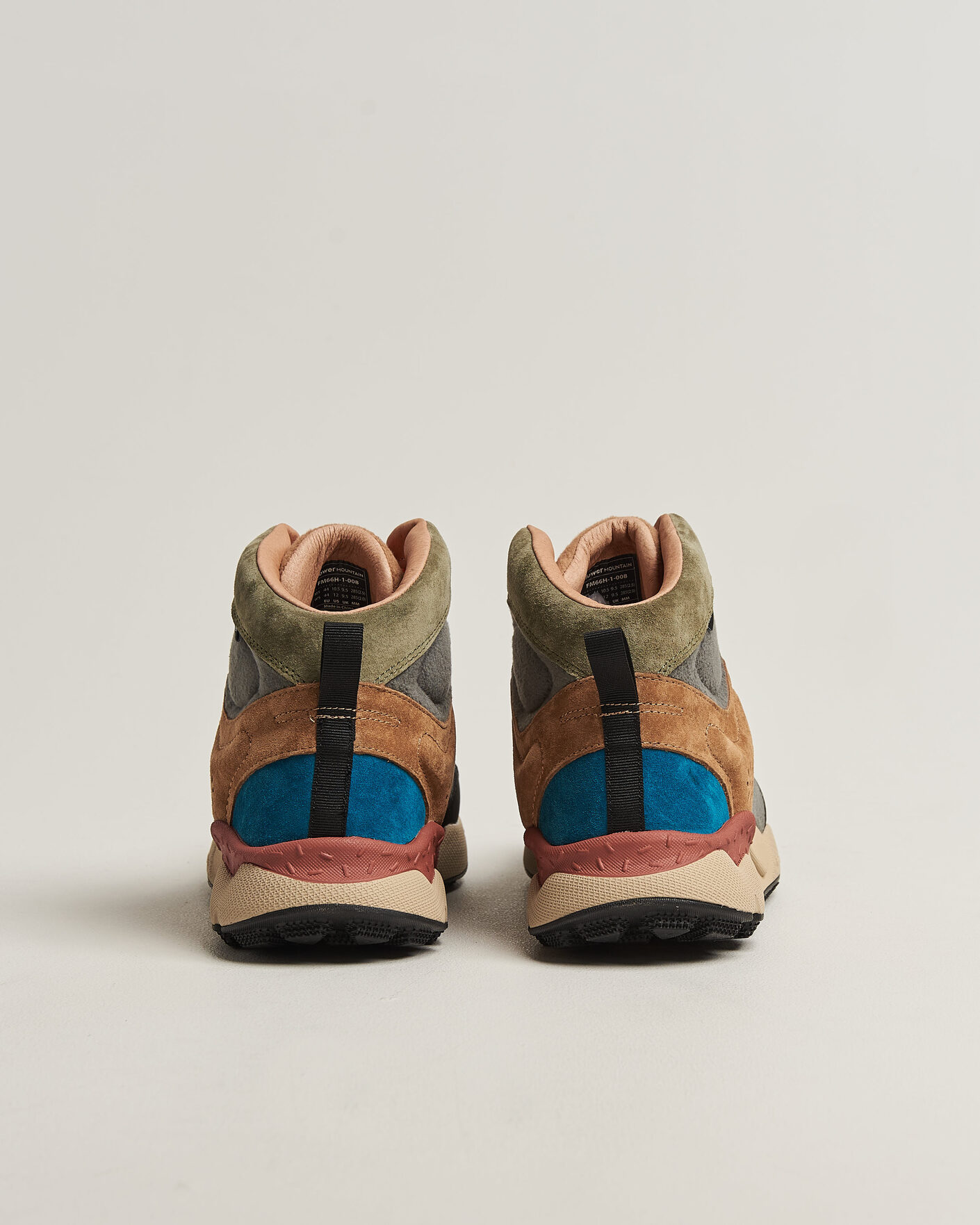 Homme | Baskets | Flower Mountain | Back Country Mid Suede/Leather Sneaker Multi