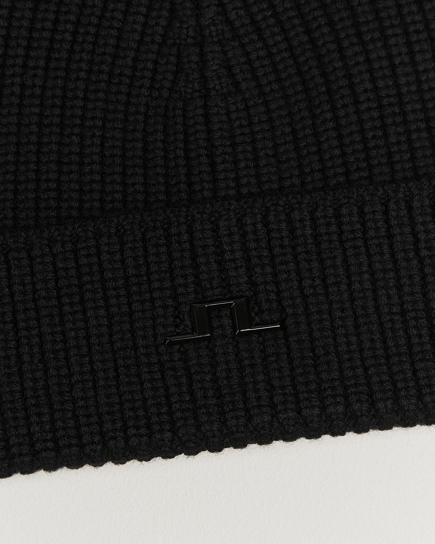 Homme | Bonnets | J.Lindeberg | Merino Beanie Black