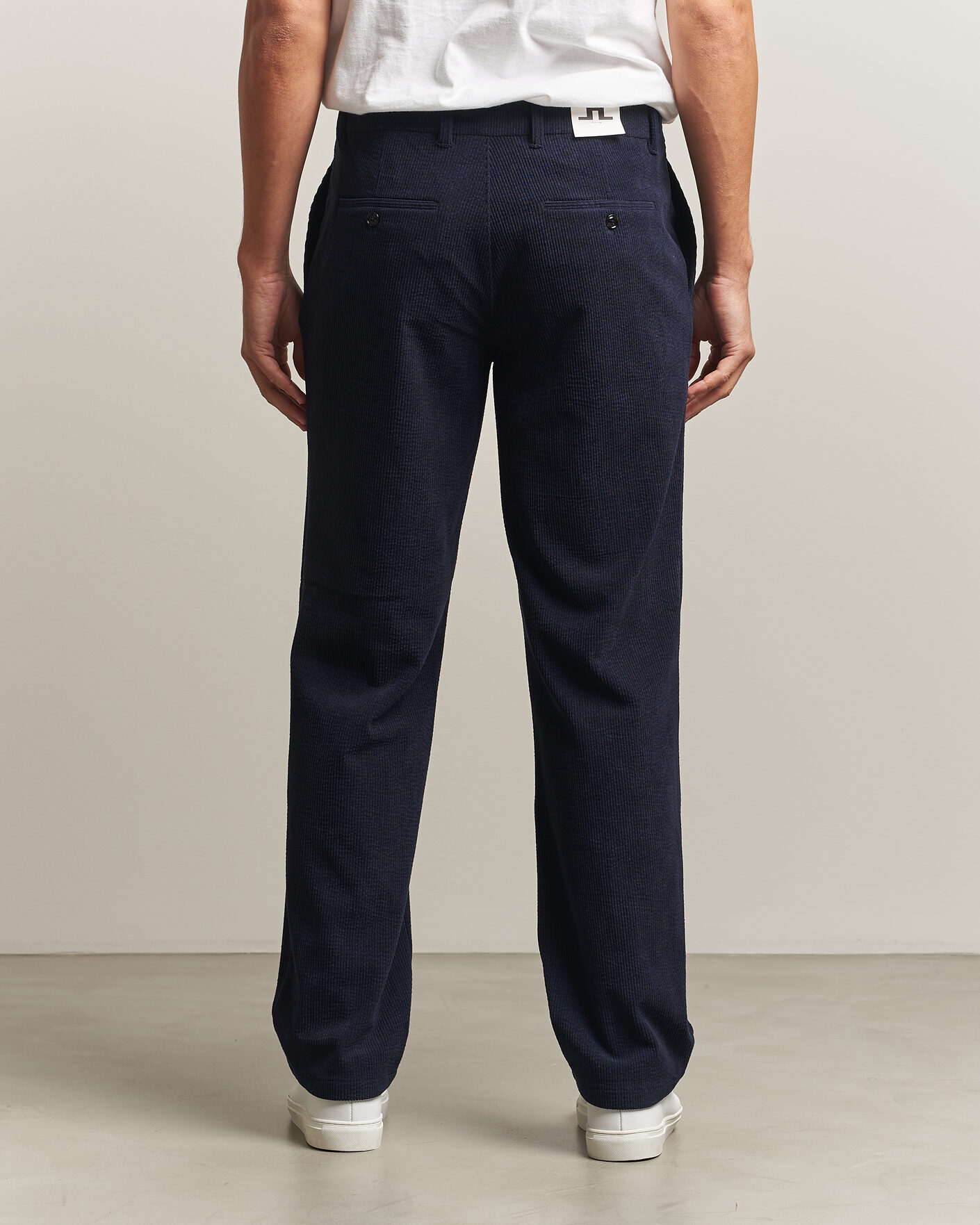 Homme | Pantalons | J.Lindeberg | Logan Drape Cord Pants JL Navy