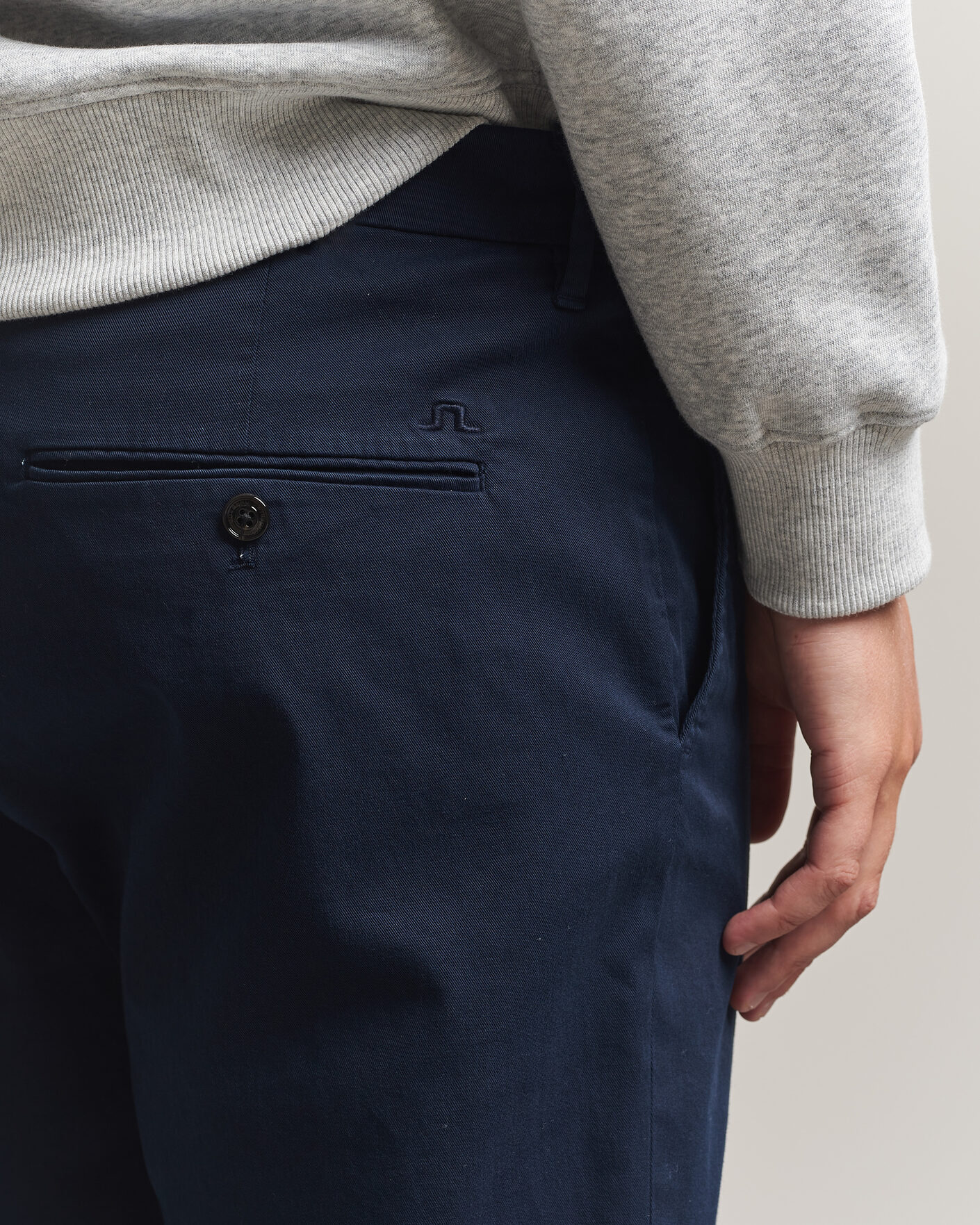 Homme | Pantalons | J.Lindeberg | Chaze Cotton Stretch Pants JL Navy