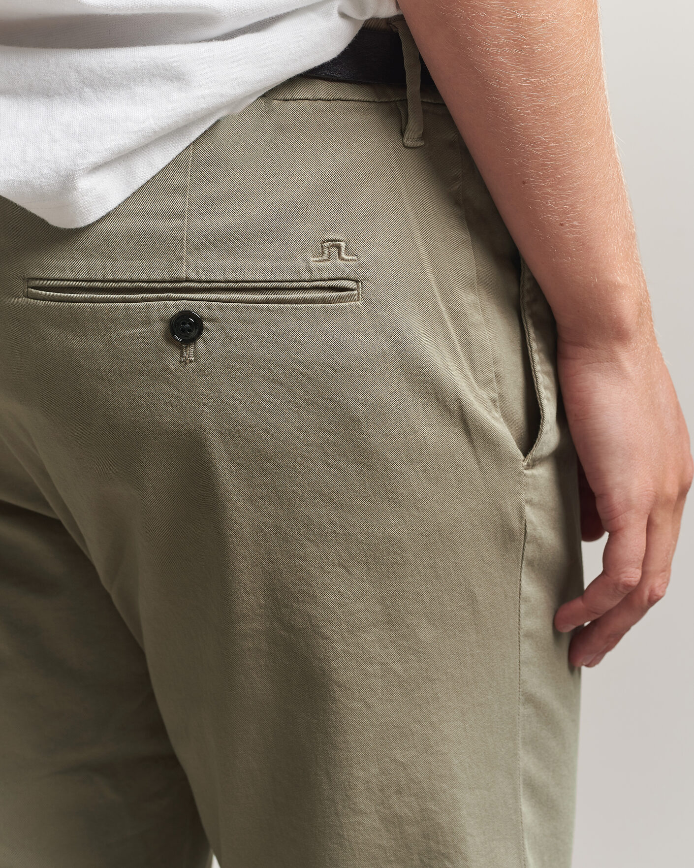 Homme | Pantalons | J.Lindeberg | Chaze Cotton Stretch Pants Brindle