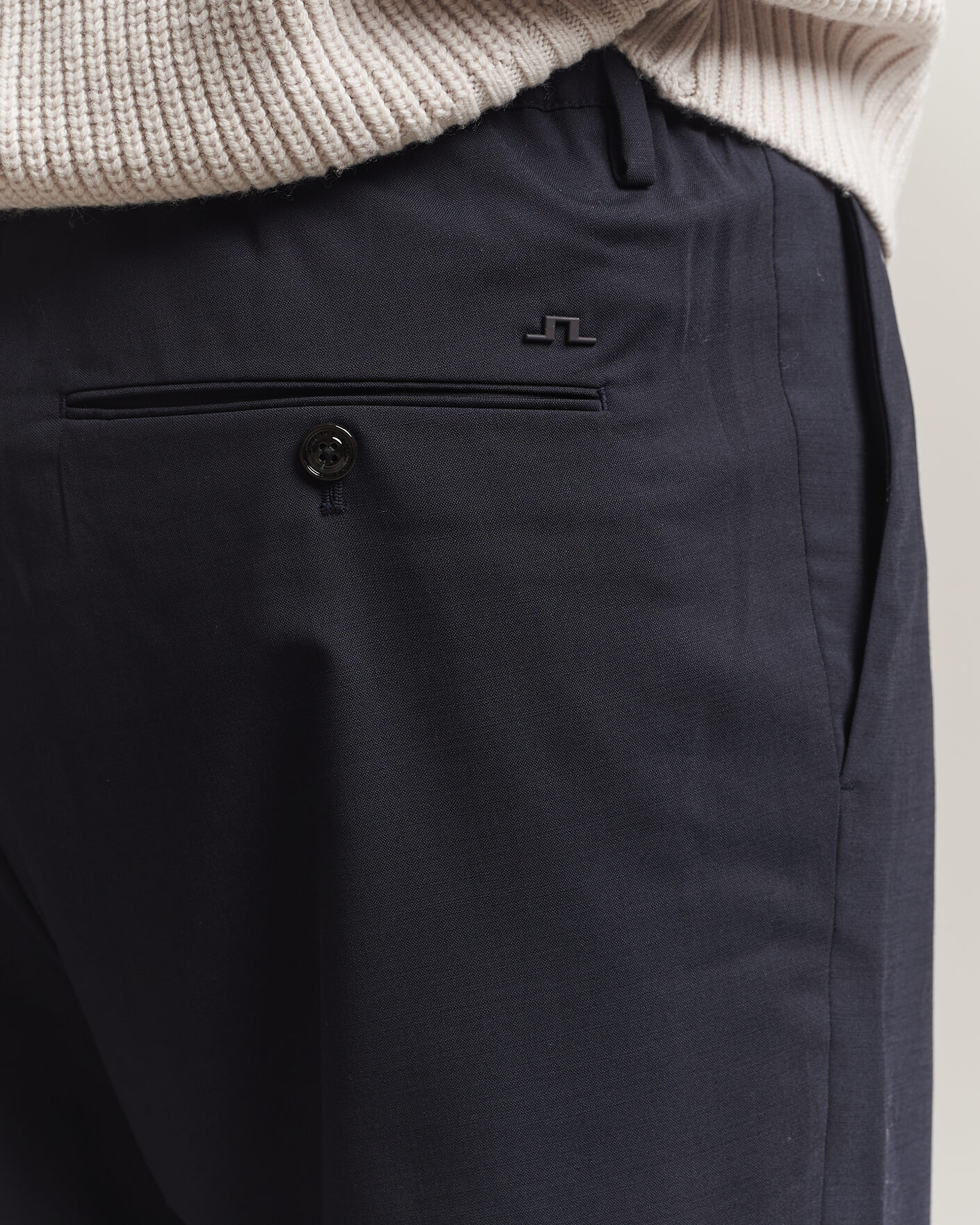 Homme | Pantalons | J.Lindeberg | Harris Stretch Wool Pants JL Navy