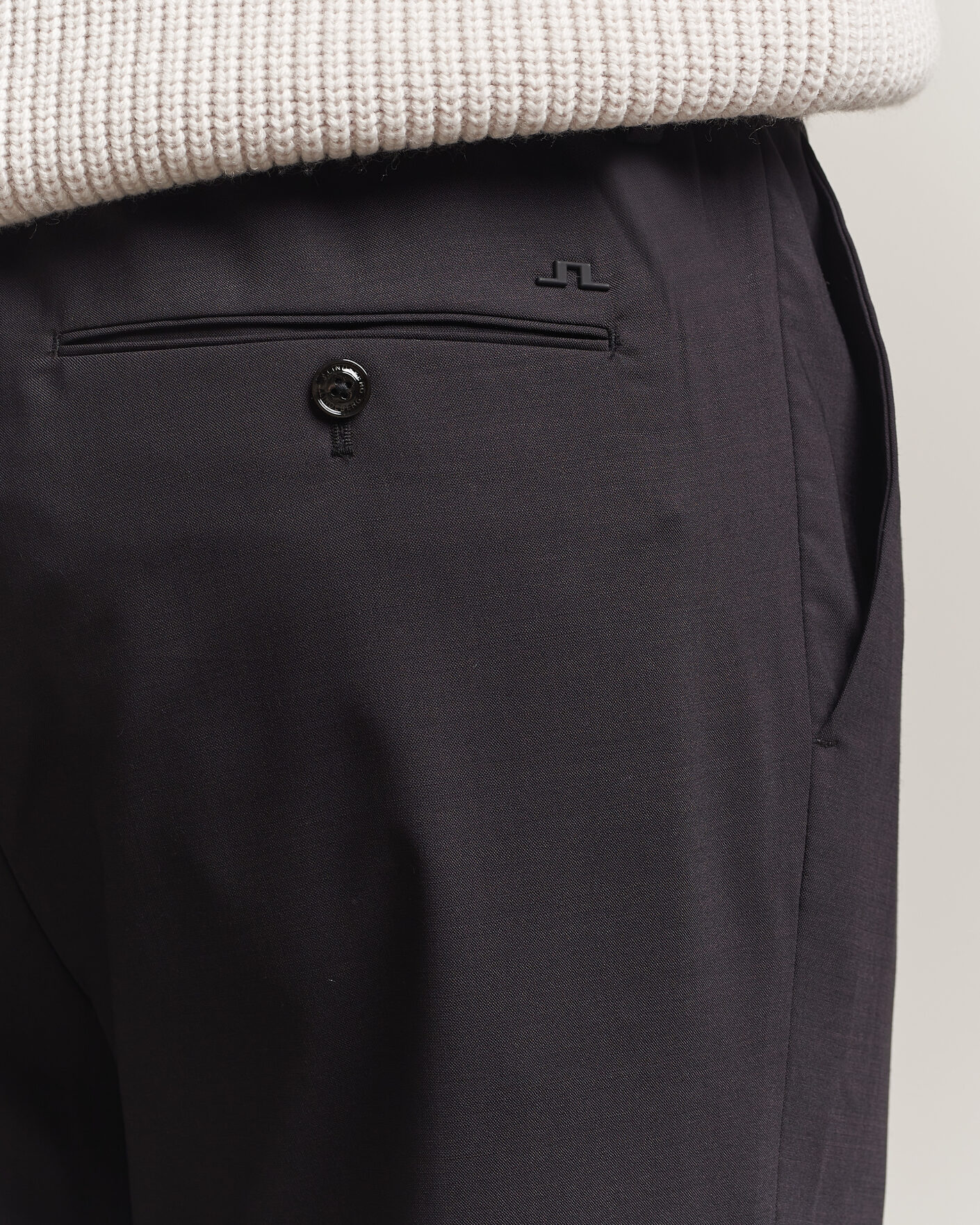 Homme | Pantalons | J.Lindeberg | Harris Stretch Wool Pants Black