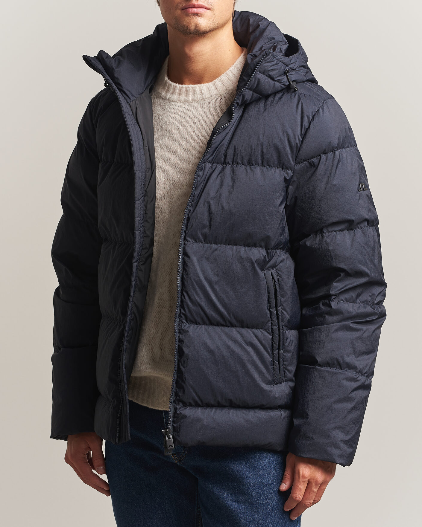 Homme | Manteaux Et Vestes | J.Lindeberg | Daryl Crinkle Down Jacket JL Navy