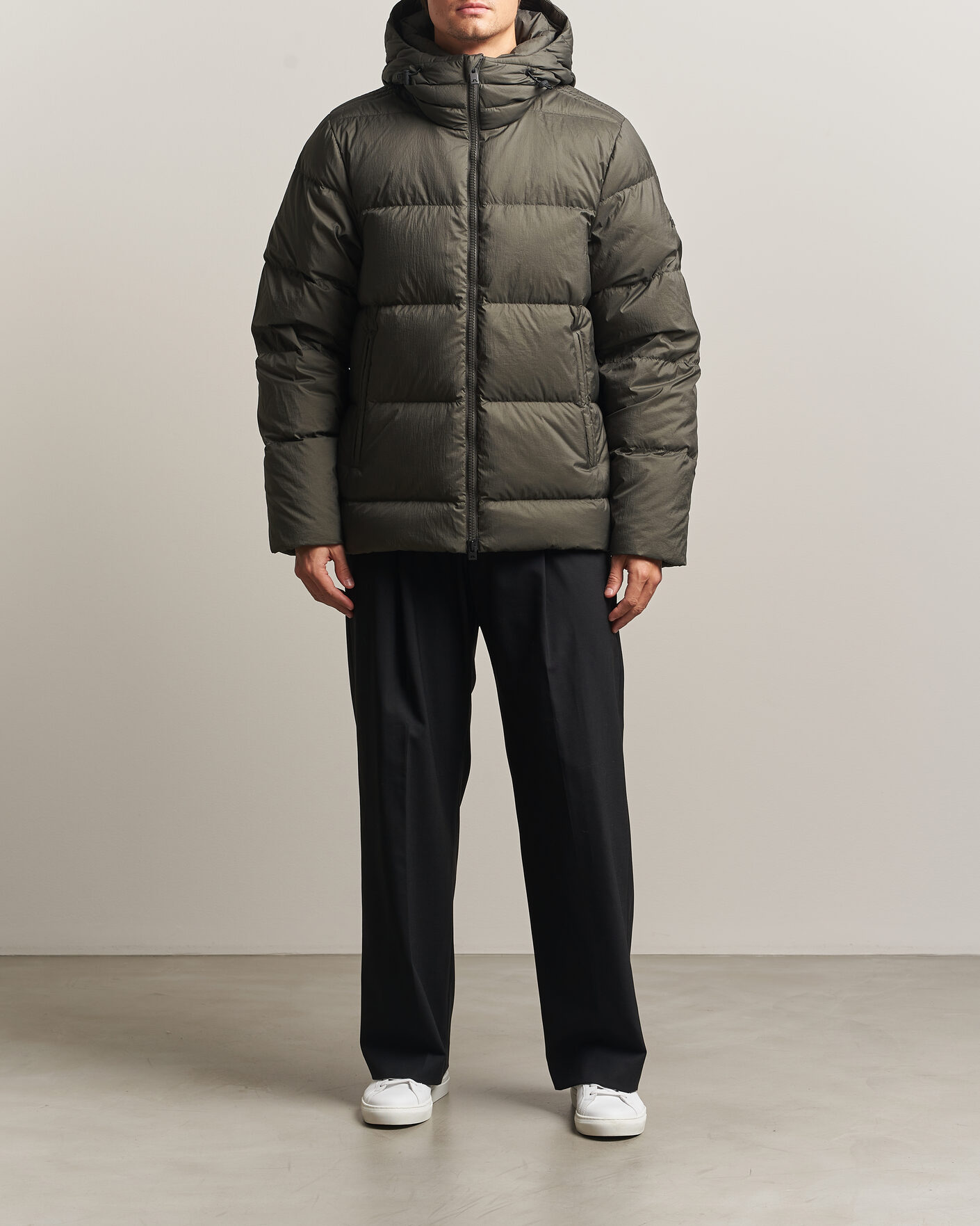Homme | Manteaux Et Vestes | J.Lindeberg | Daryl Crinkle Down Jacket Chimera Green