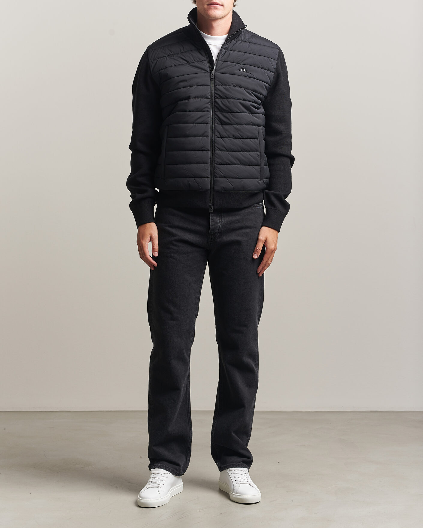 Homme | Manteaux Et Vestes | J.Lindeberg | Boen Hybrid Jacket Black