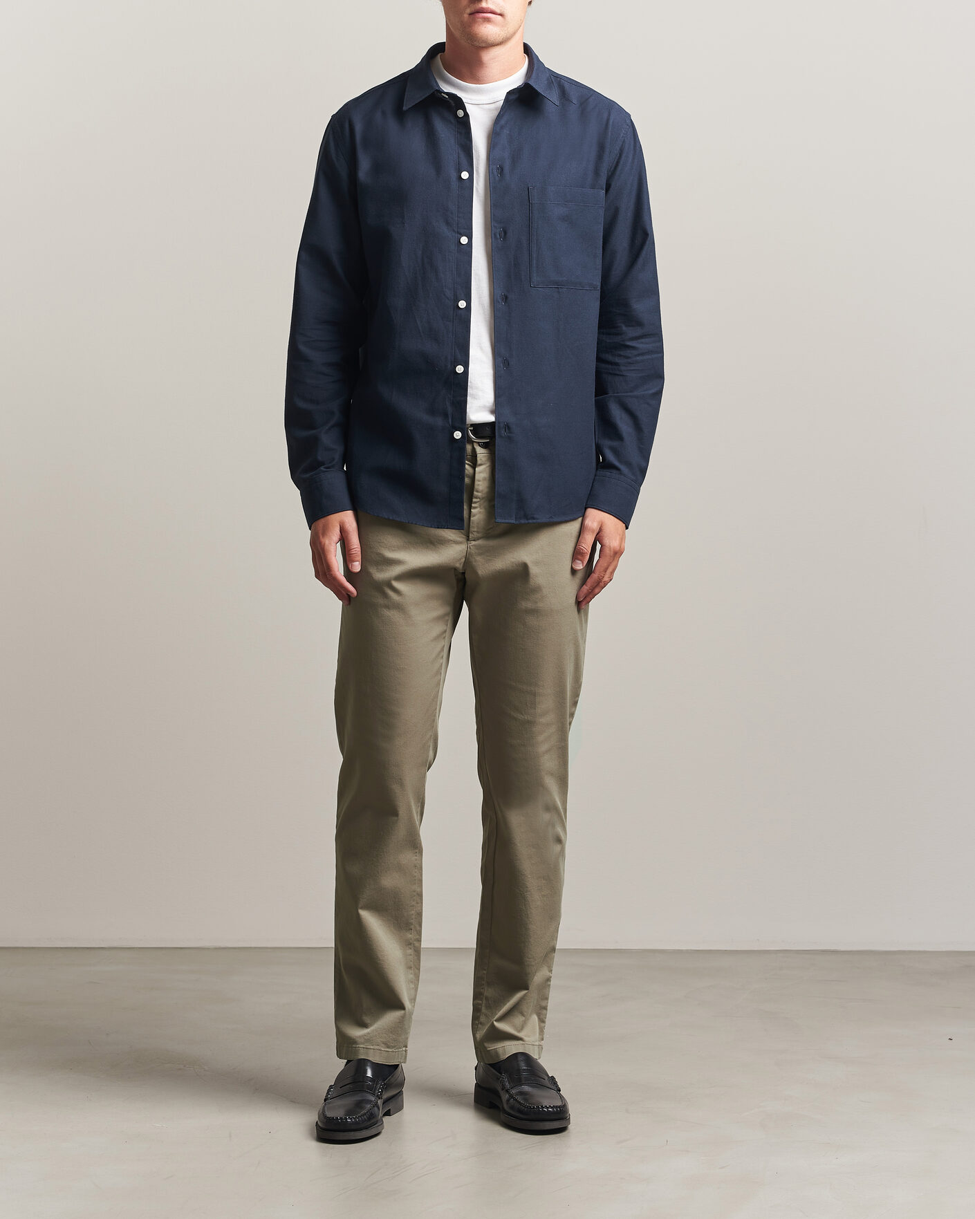 Homme | Chemises | J.Lindeberg | Marlon Flannel Shirt JL Navy