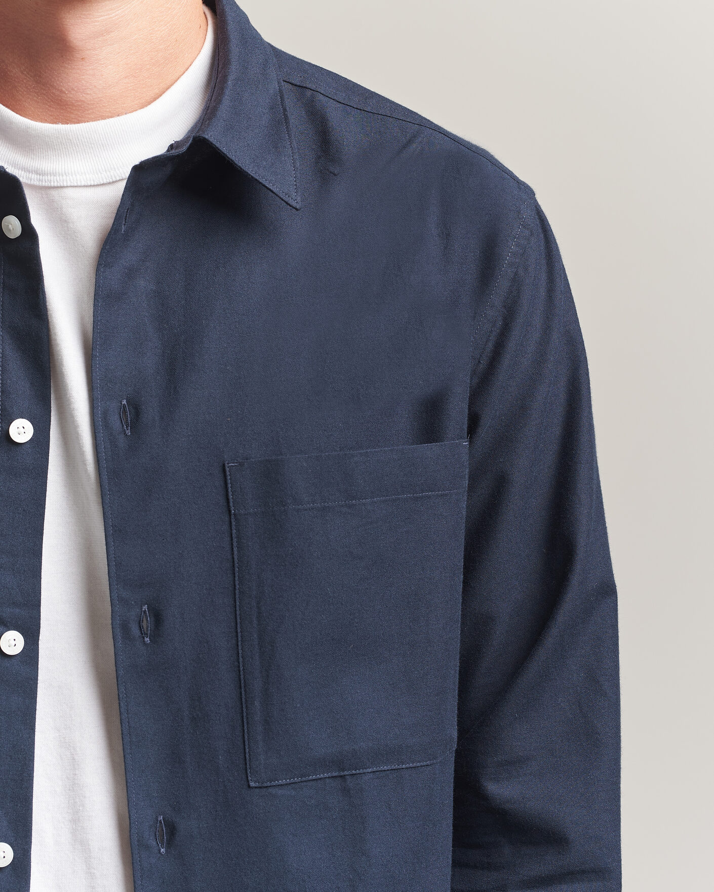 Homme | Chemises | J.Lindeberg | Marlon Flannel Shirt JL Navy
