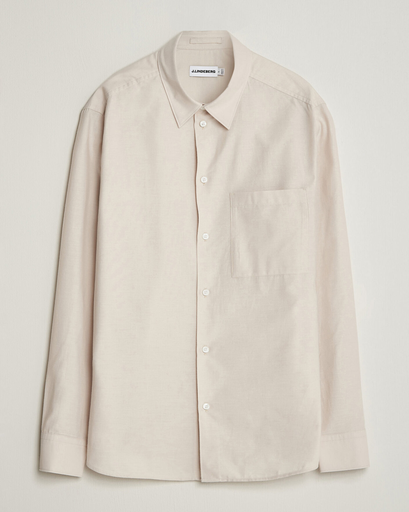 Homme | Chemises | J.Lindeberg | Marlon Flannel Shirt Moonbeam