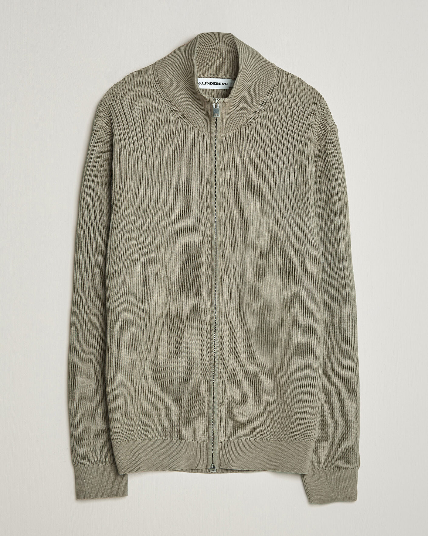 Homme | Pulls Et Tricots | J.Lindeberg | Alexis Cotton Full Zip Brindle