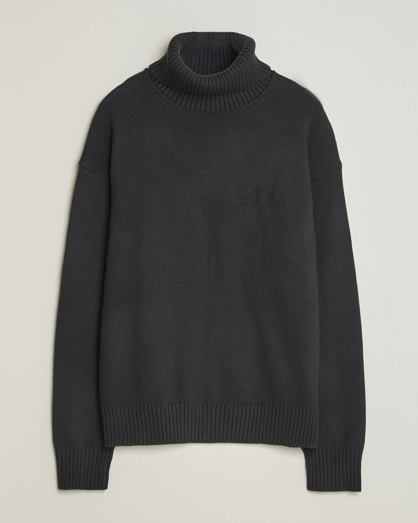 Homme | Pulls Et Tricots | J.Lindeberg | Eddy Wool/Cotton Knitted Turtleneck Black