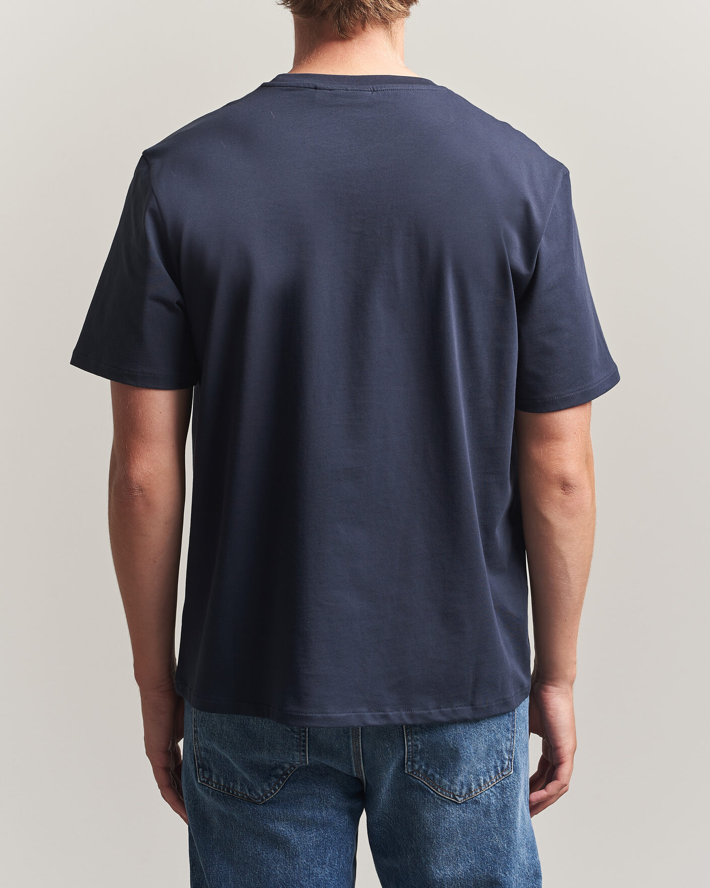 Homme | T-shirts | J.Lindeberg | Alpha Crew Neck T-Shirt JL Navy