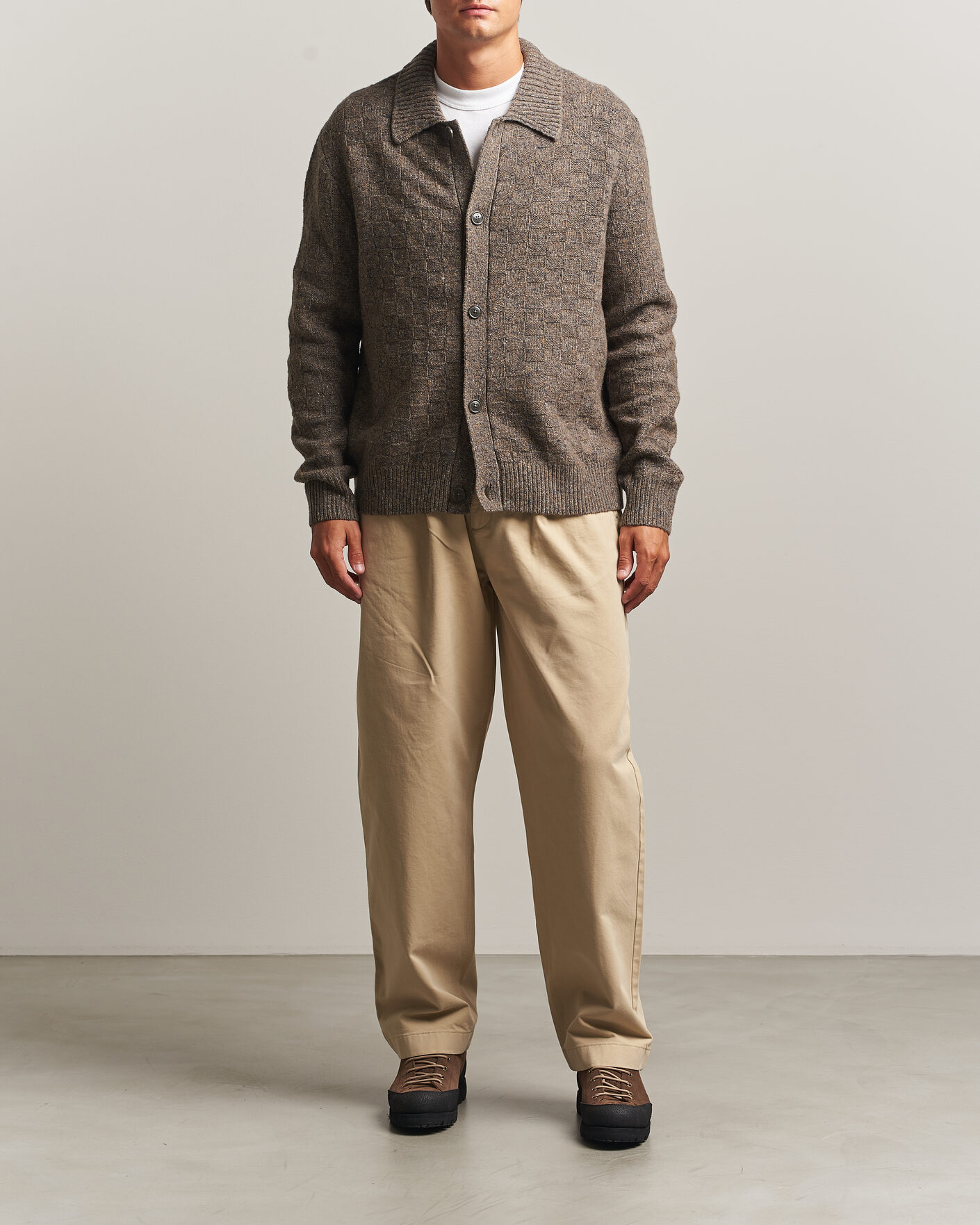 Homme | Pulls Et Tricots | Forét | Area Wool Cardigan Jacket Taupe
