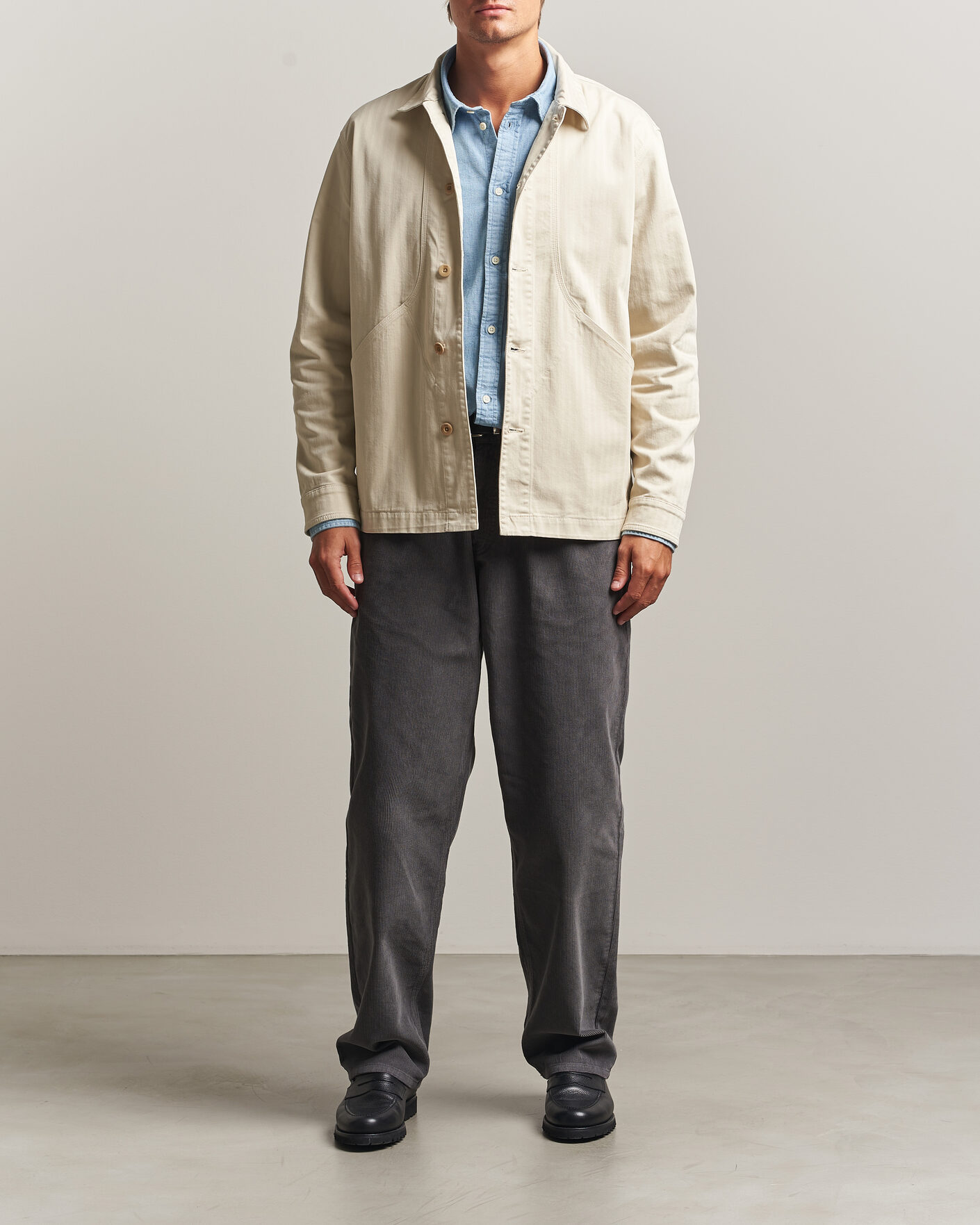 Homme | Pantalons | Forét | Clay Corduroy Pants Grey