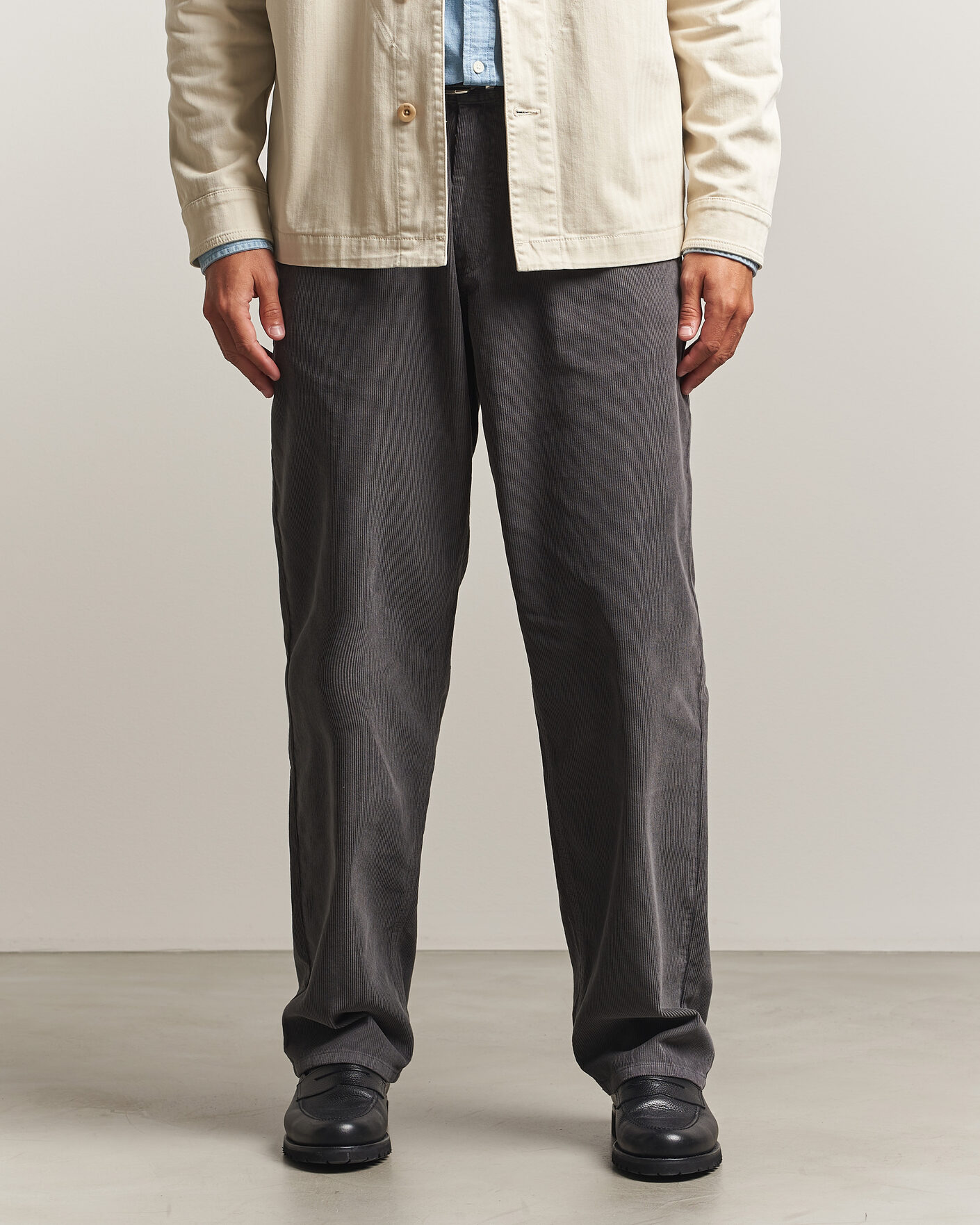 Homme | Pantalons | Forét | Clay Corduroy Pants Grey