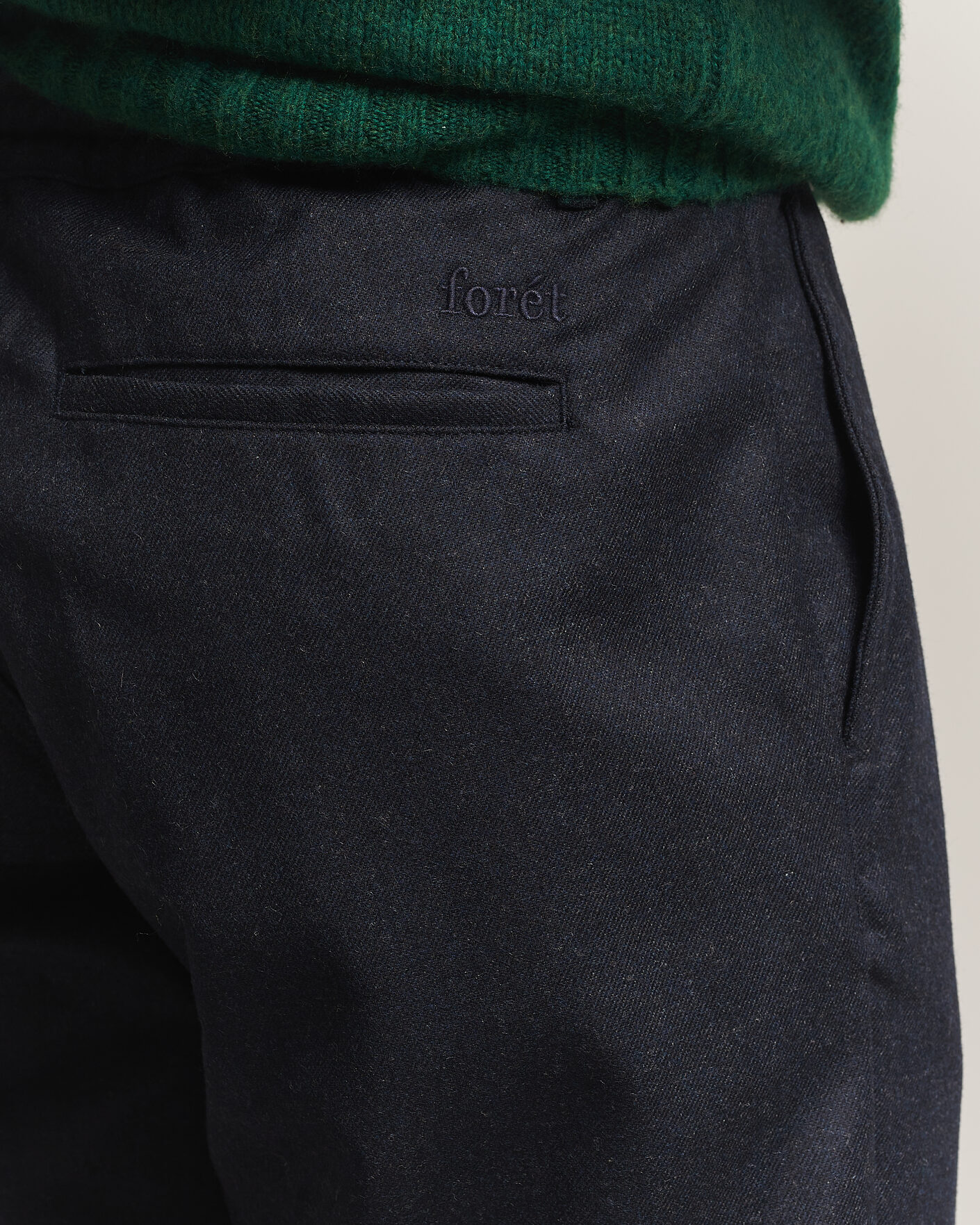 Homme | Pantalons | Forét | Clay Wool Pants Navy