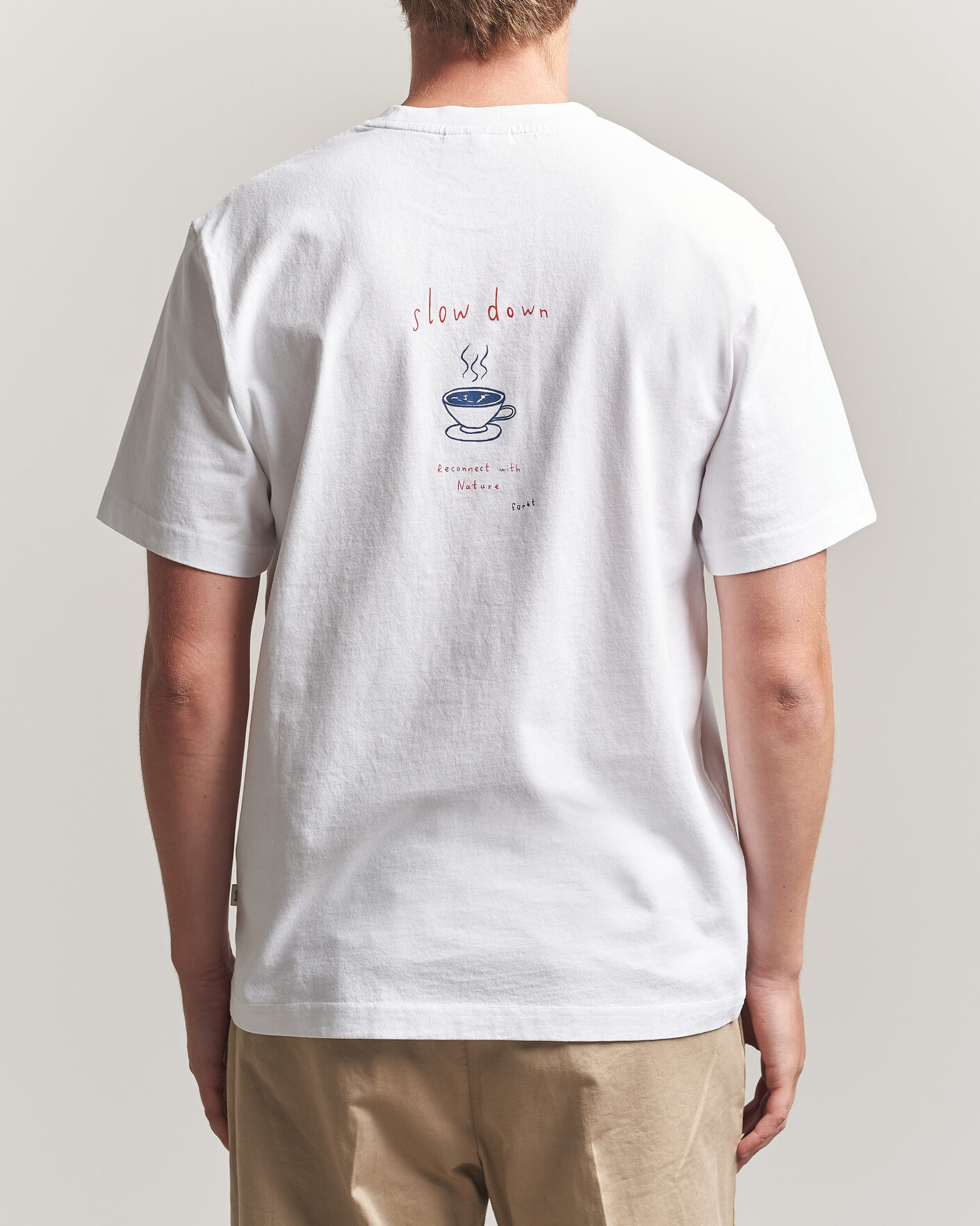Homme | T-shirts | Forét | Haze T-Shirt White