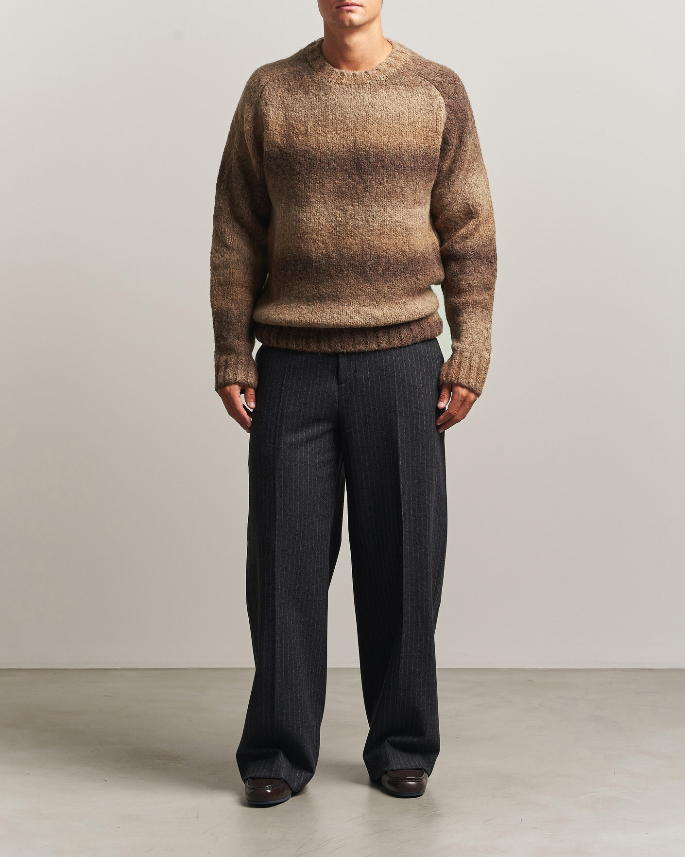 Homme | Pulls Et Tricots | Forét | Space Yarn Crew Neck Brown
