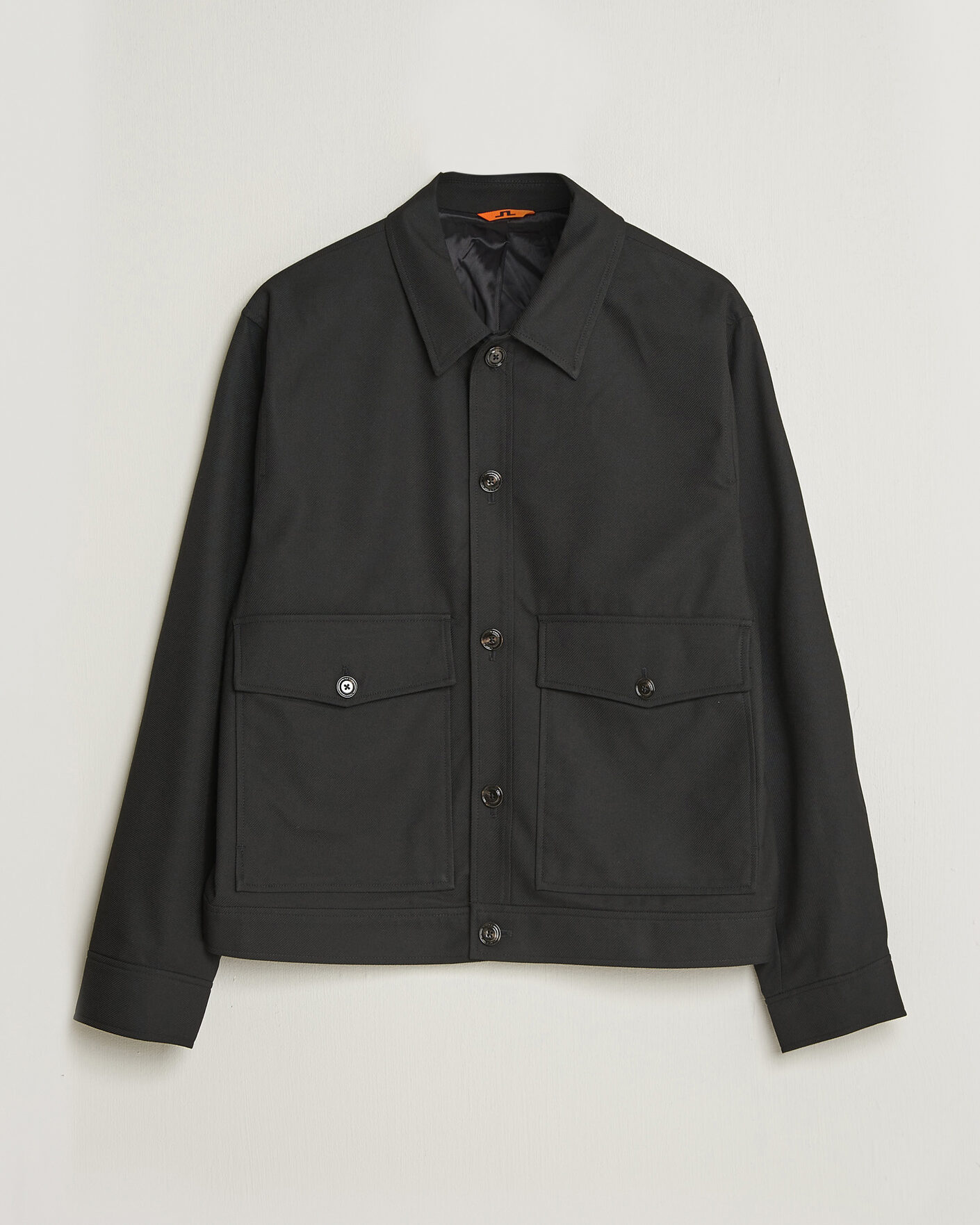 Homme | Manteaux Et Vestes | J.Lindeberg | Jevin Brushed Twill Jacket Black