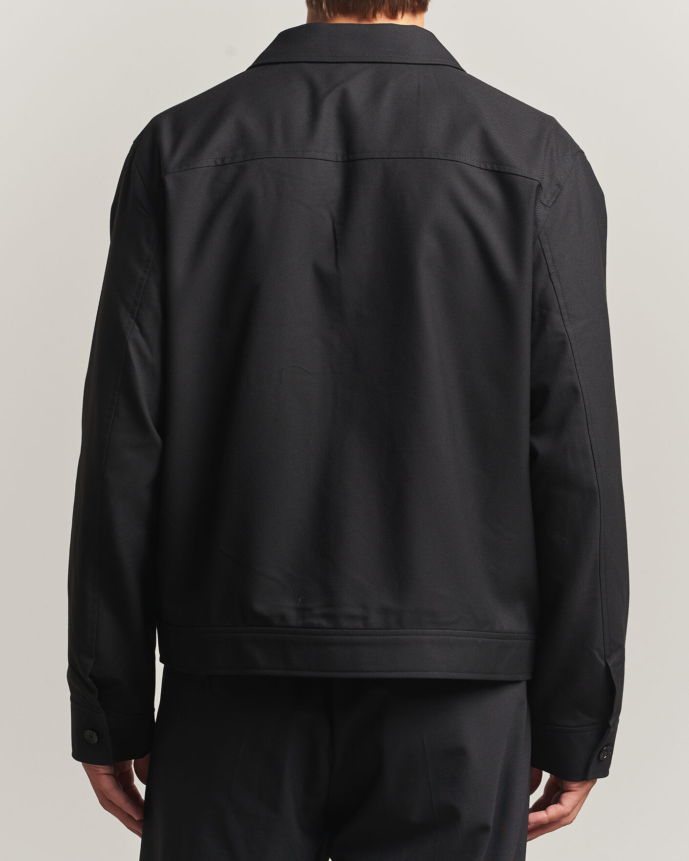 Homme | Manteaux Et Vestes | J.Lindeberg | Jevin Brushed Twill Jacket Black