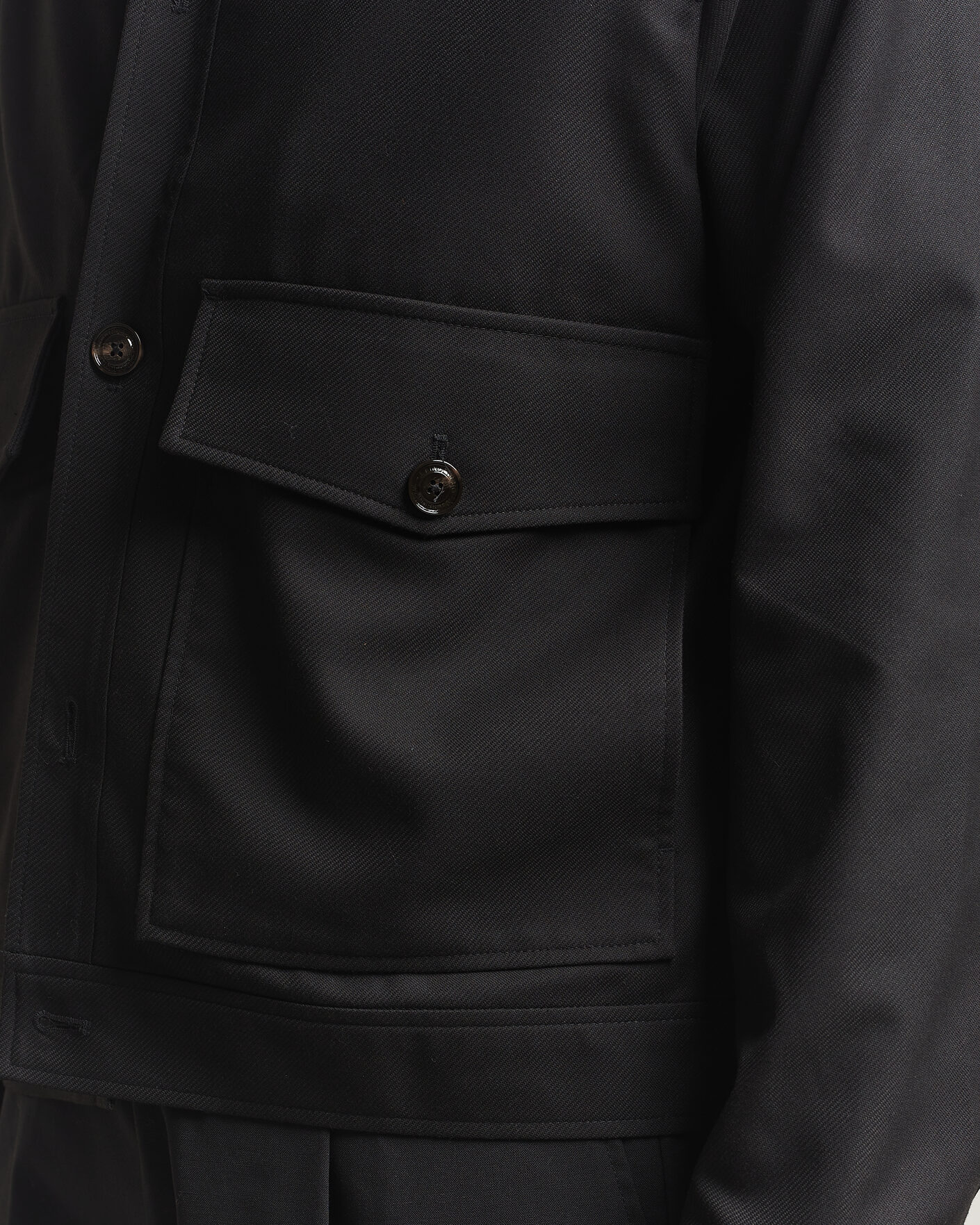 Homme | Manteaux Et Vestes | J.Lindeberg | Jevin Brushed Twill Jacket Black