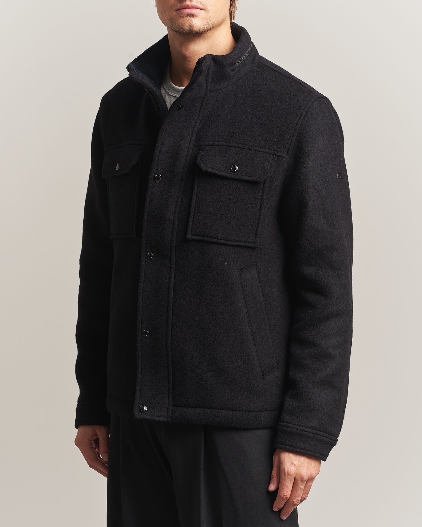 Homme | Manteaux Et Vestes | J.Lindeberg | Bailey Wool Field Jacket Black