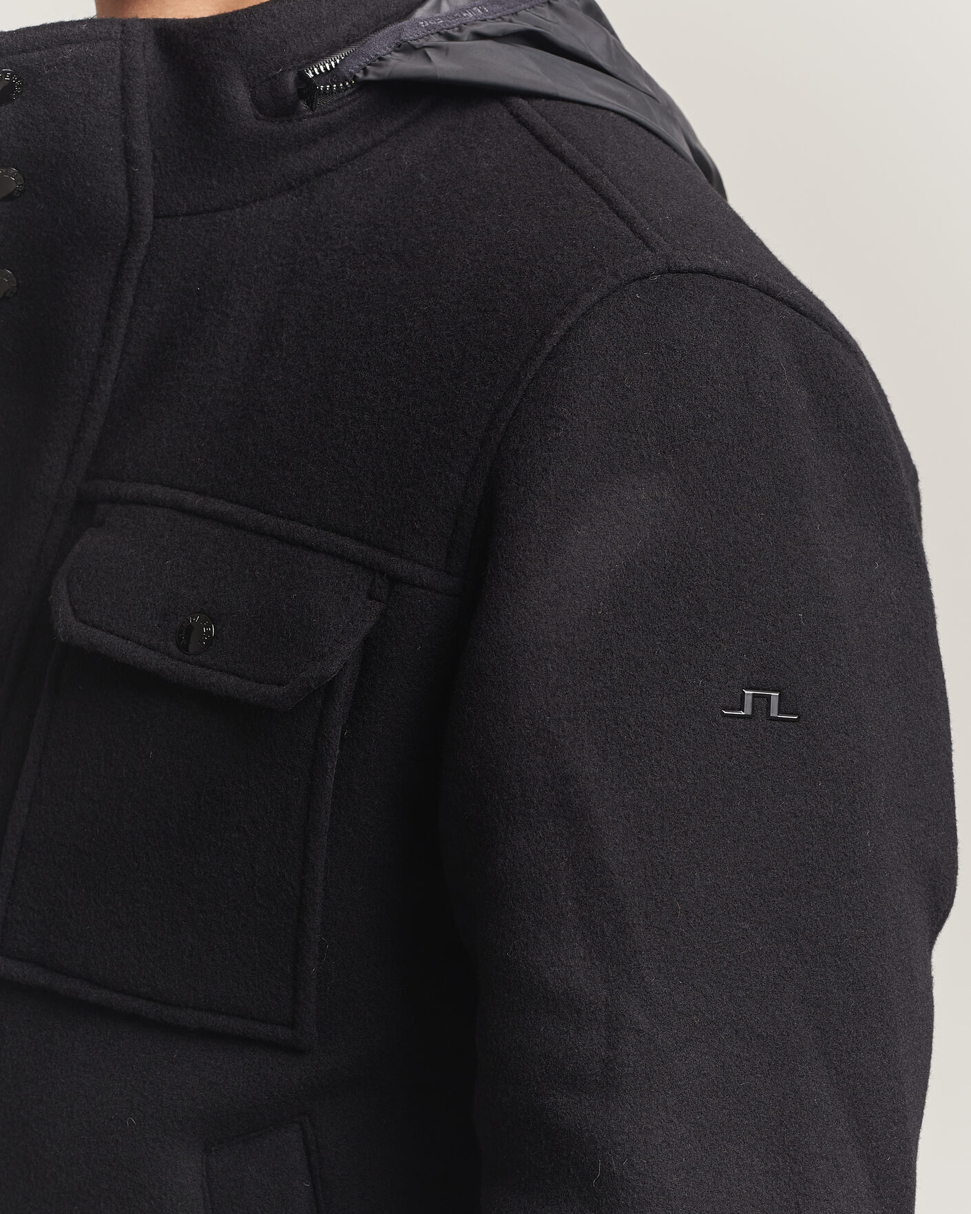 Homme | Manteaux Et Vestes | J.Lindeberg | Bailey Wool Field Jacket Black