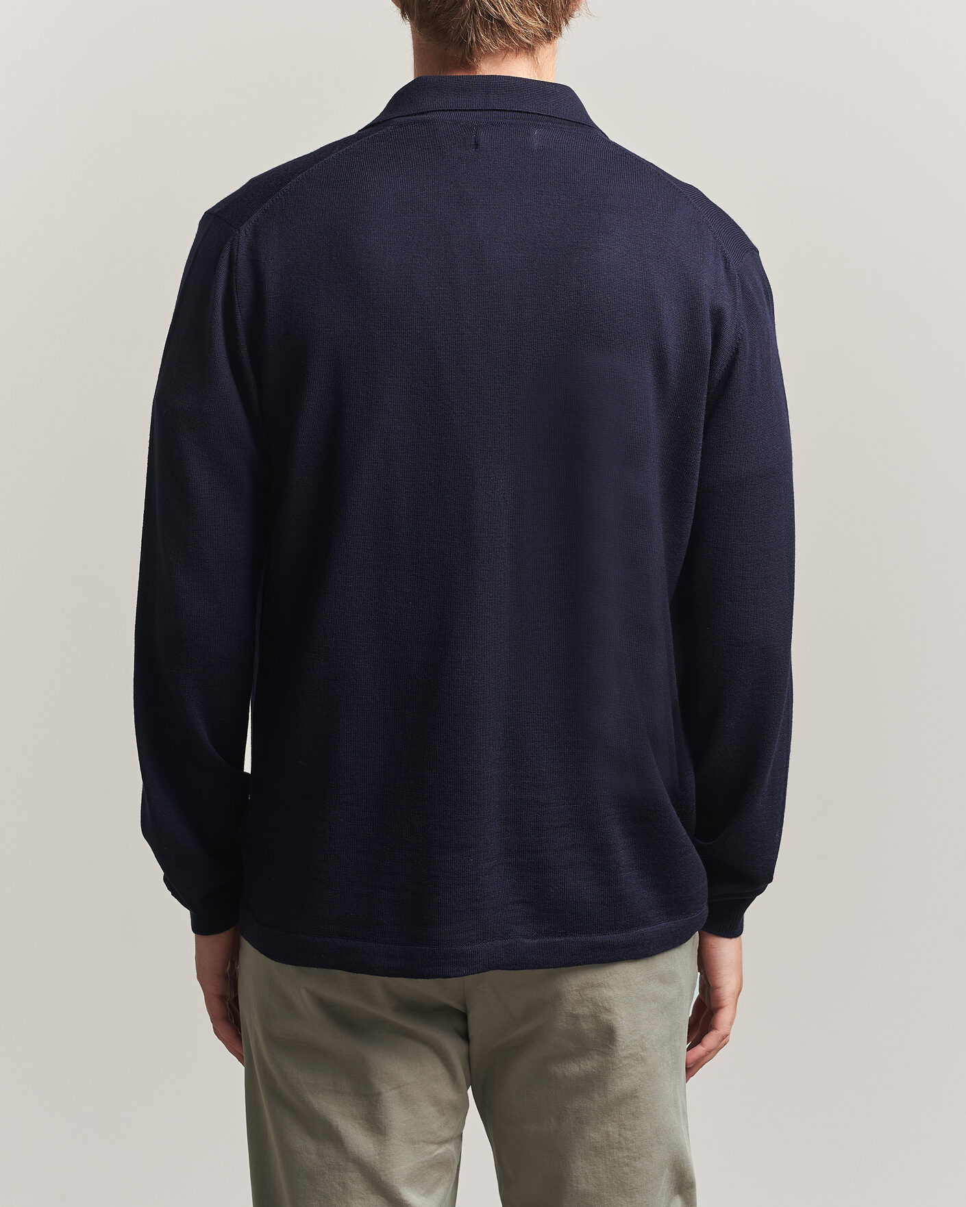 Homme | Pulls Et Tricots | J.Lindeberg | Kaleb Merino Full Zip JL Navy