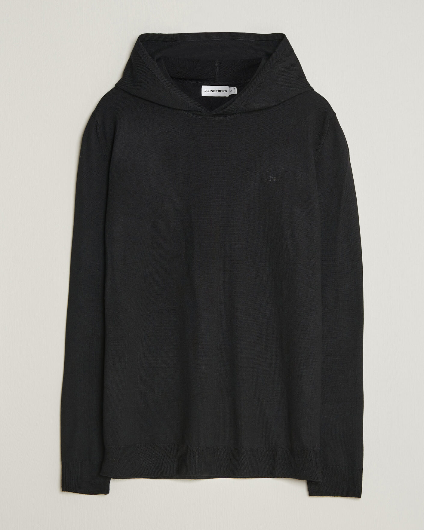 Homme | Pulls Et Tricots | J.Lindeberg | Karl Merino Hoodie Black