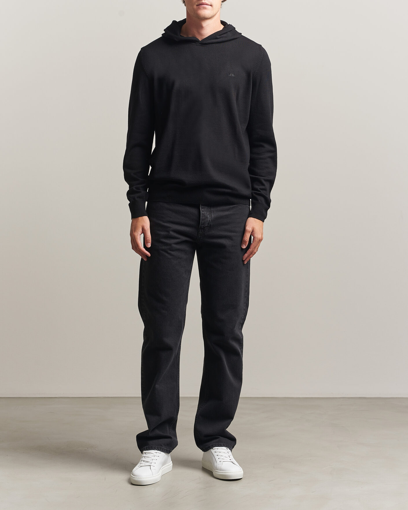 Homme | Pulls Et Tricots | J.Lindeberg | Karl Merino Hoodie Black