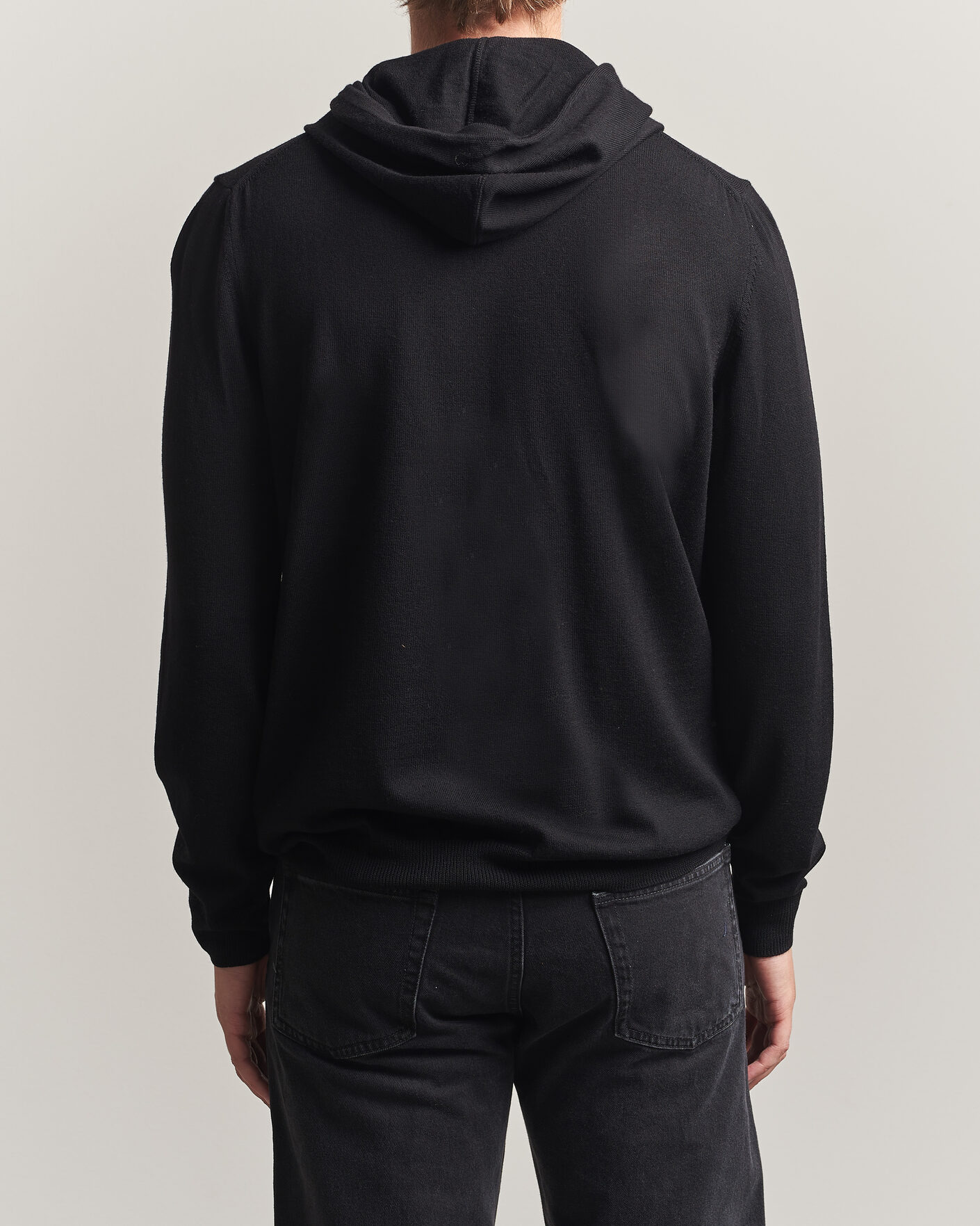 Homme | Pulls Et Tricots | J.Lindeberg | Karl Merino Hoodie Black