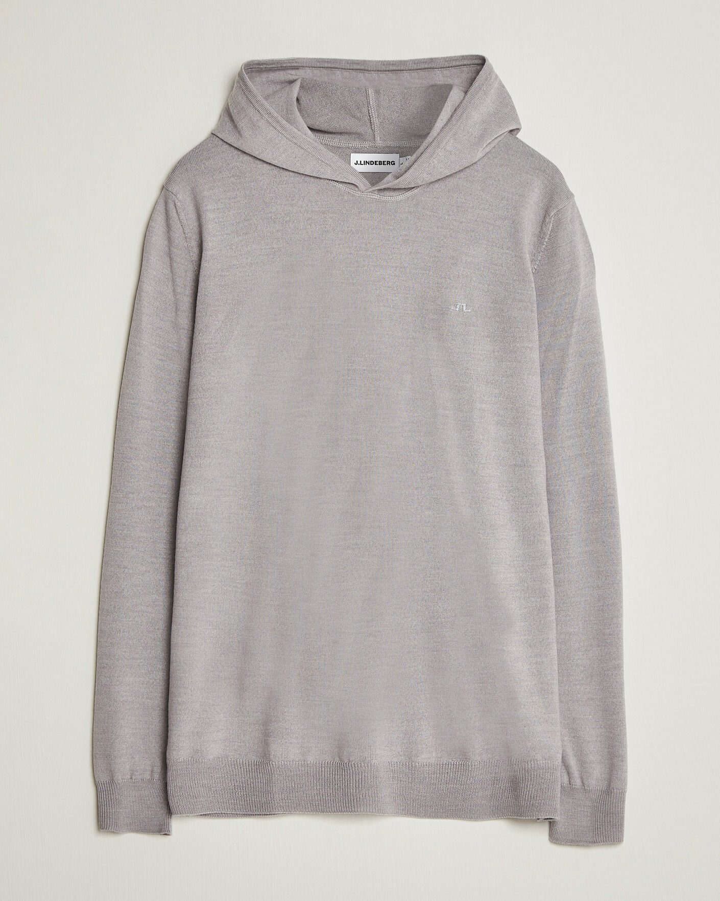 Homme | Pulls Et Tricots | J.Lindeberg | Karl Merino Hoodie Light Grey Melange