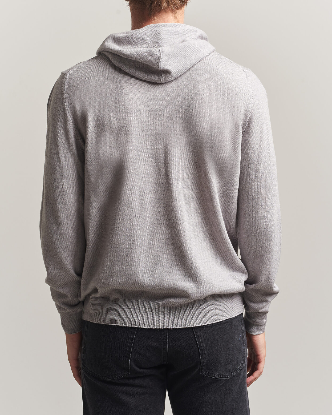Homme | Pulls Et Tricots | J.Lindeberg | Karl Merino Hoodie Light Grey Melange