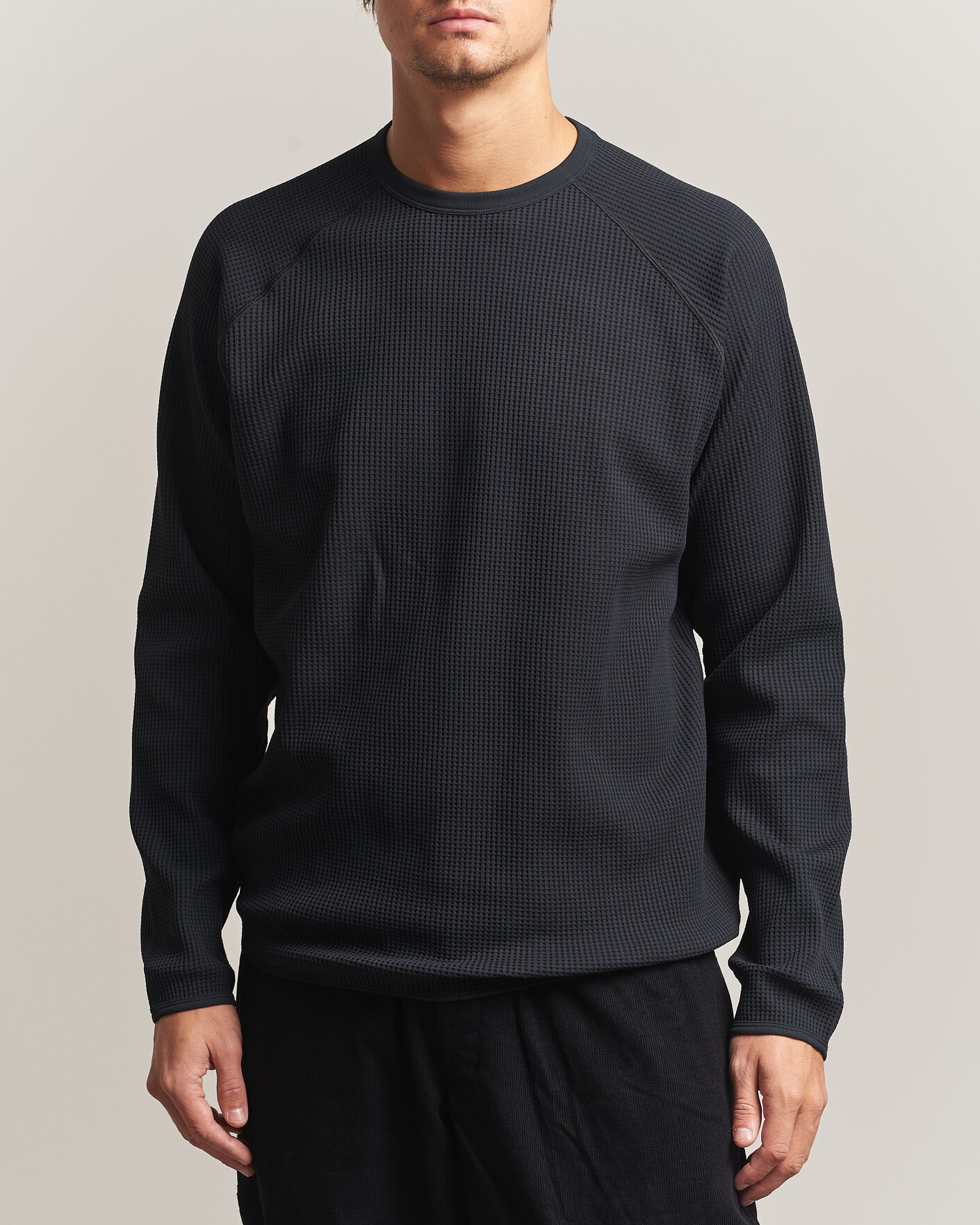 Homme | T-shirts | Goldwin | WF Light Long Sleeve T-Shirt Black
