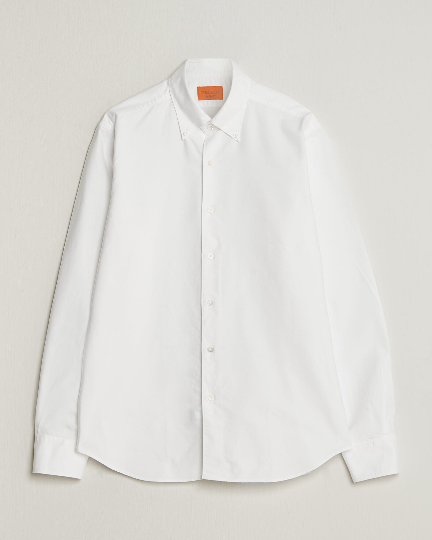Homme | Chemises | Grigio | Oxford Button Down Shirt White