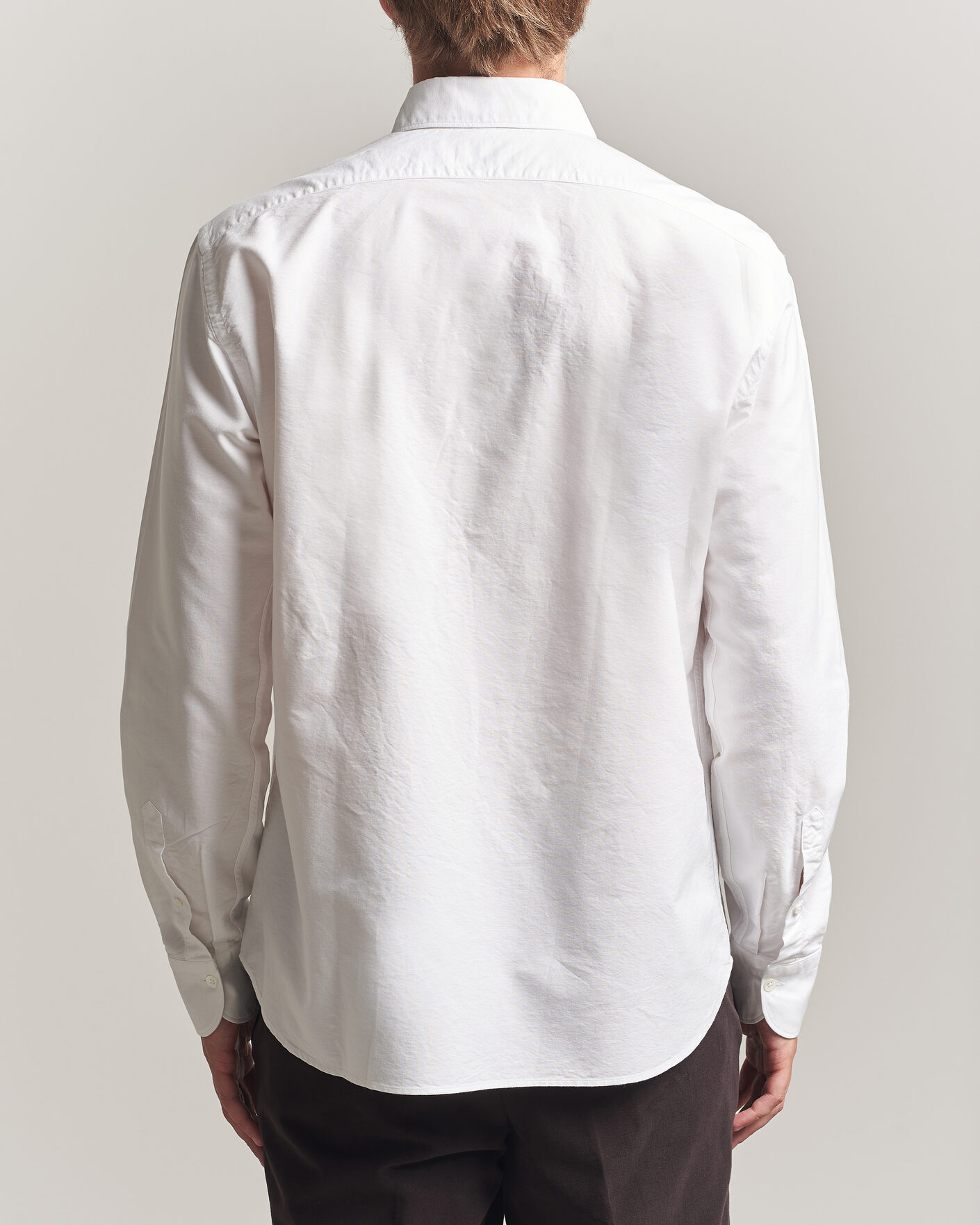 Homme | Chemises | Grigio | Oxford Button Down Shirt White