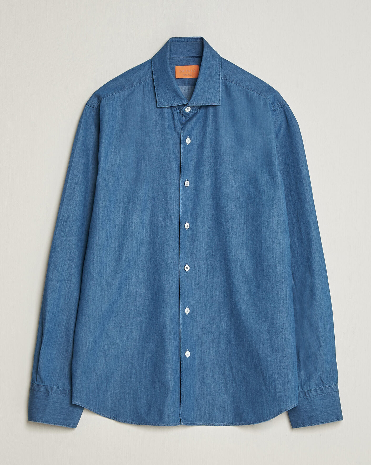 Homme | Chemises | Grigio | Denim Shirt Light Blue