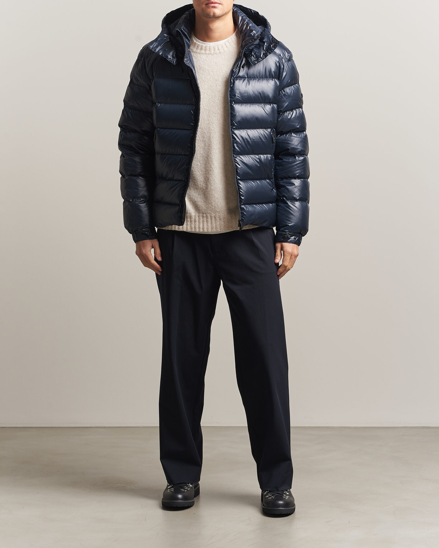Homme | Manteaux Et Vestes | J.Lindeberg | Creek Light Hooded Down Jacket JL Navy
