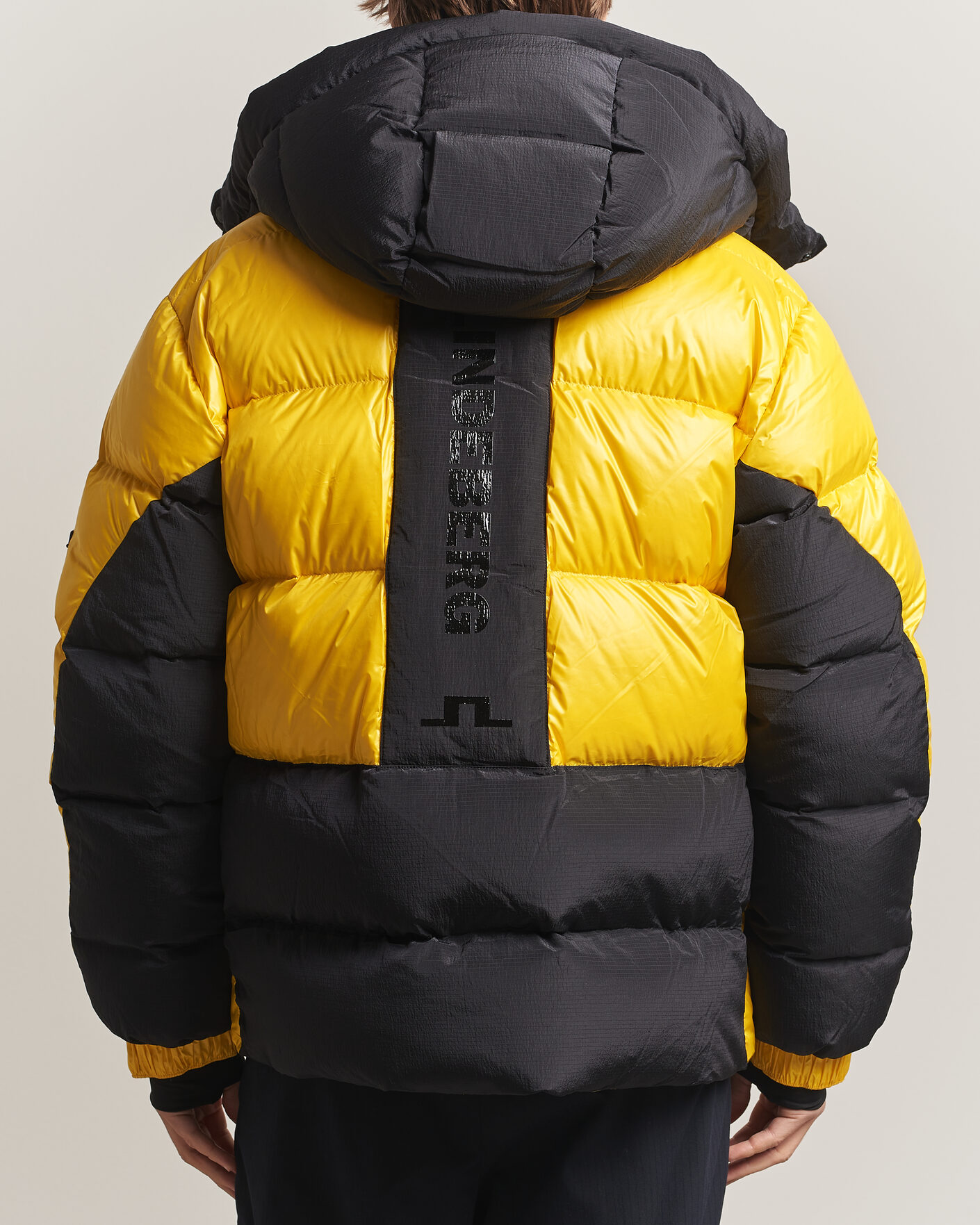 Homme | Manteaux Et Vestes | J.Lindeberg | Creek Block Hooded Down Jacket Bumblebee