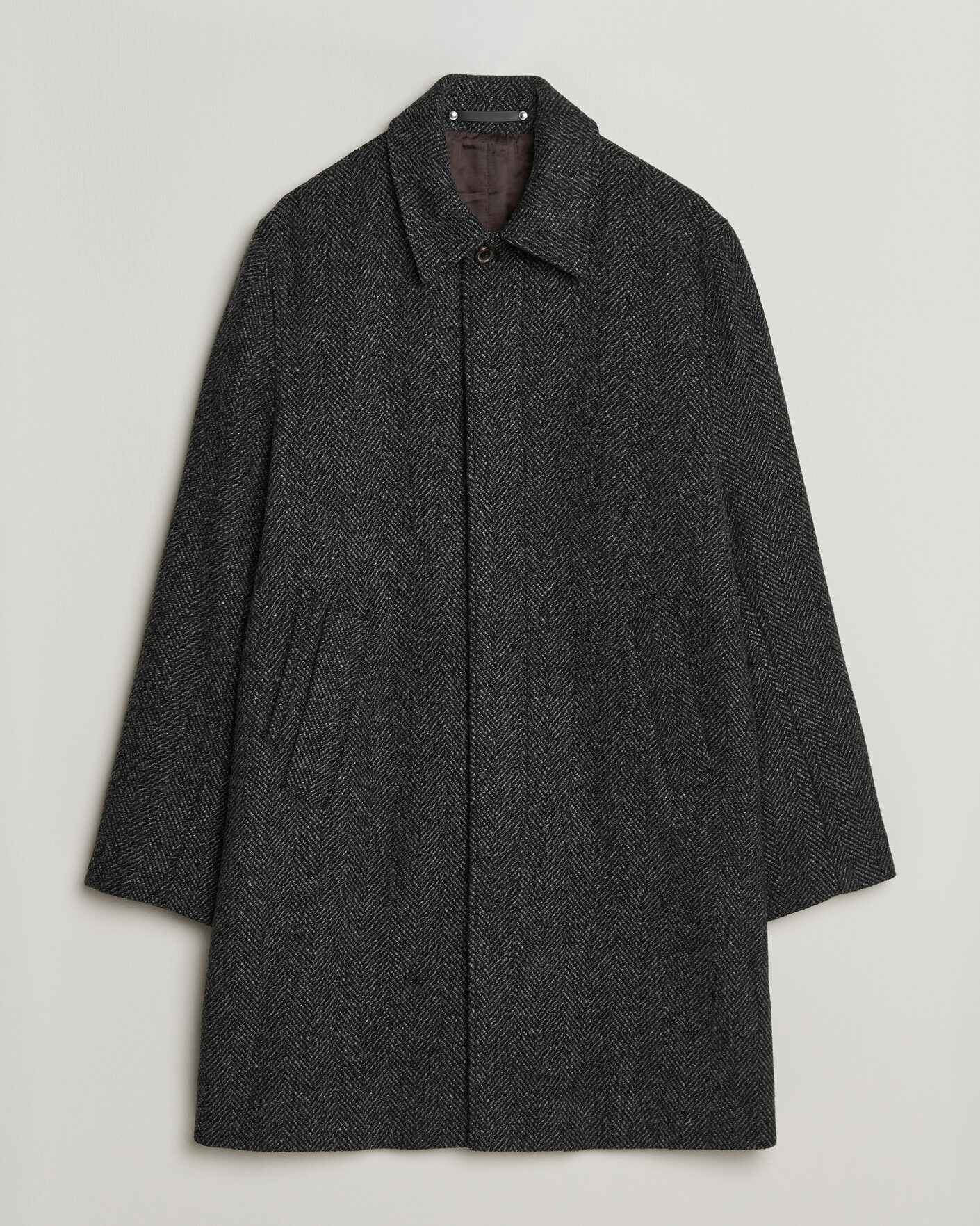 Homme | Manteaux Et Vestes | PS Paul Smith | Wool Herringbone Coat Black