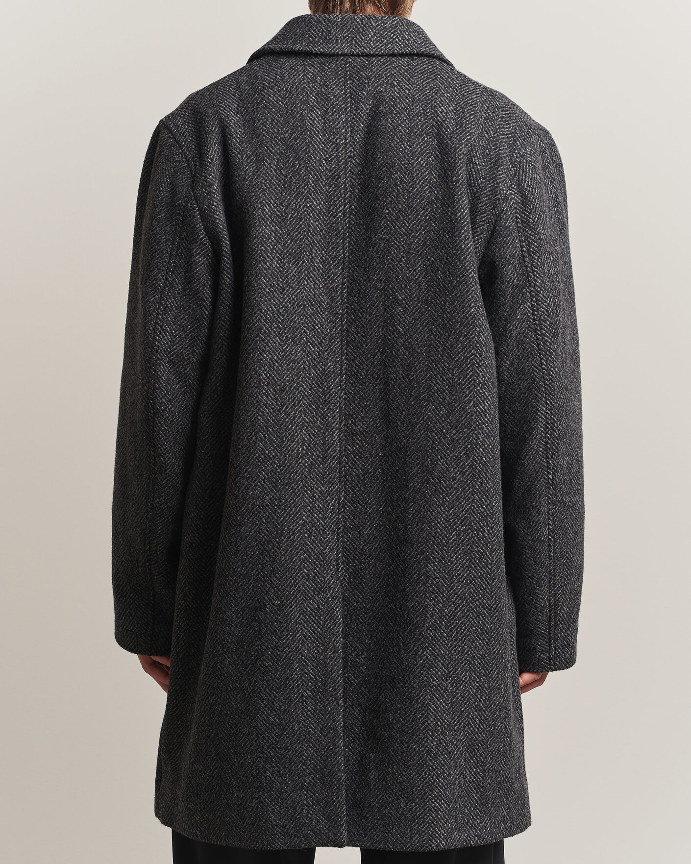 Homme | Manteaux Et Vestes | PS Paul Smith | Wool Herringbone Coat Black
