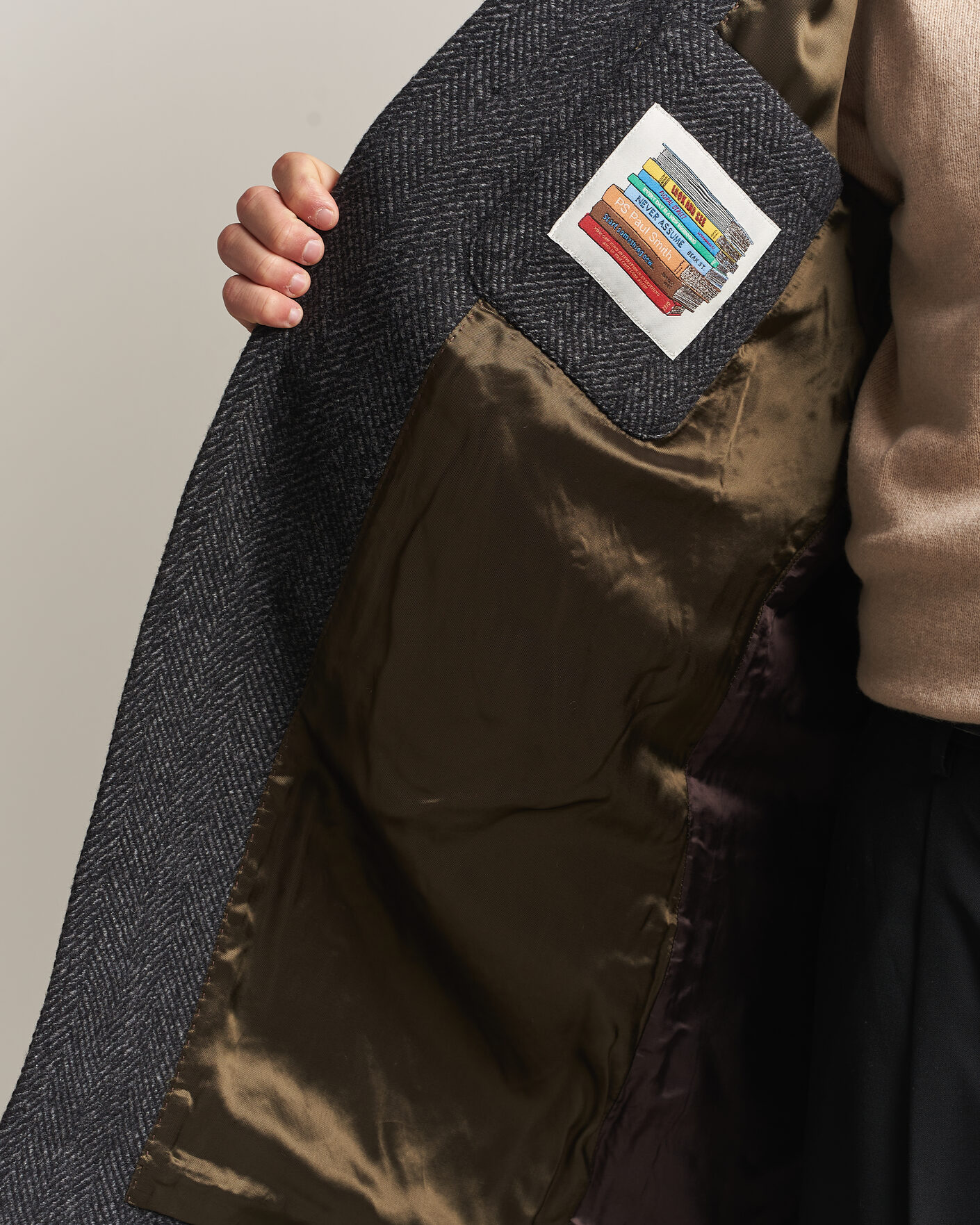 Homme | Manteaux Et Vestes | PS Paul Smith | Wool Herringbone Coat Black