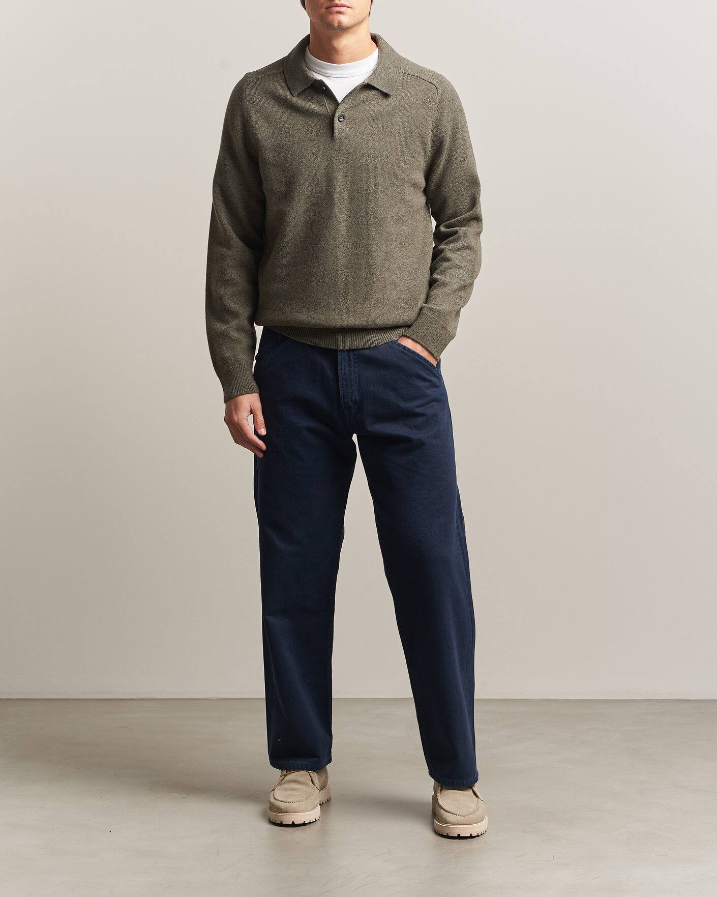 Homme | Pantalons | PS Paul Smith | Relaxed Fit 5-Pocket Pants Navy