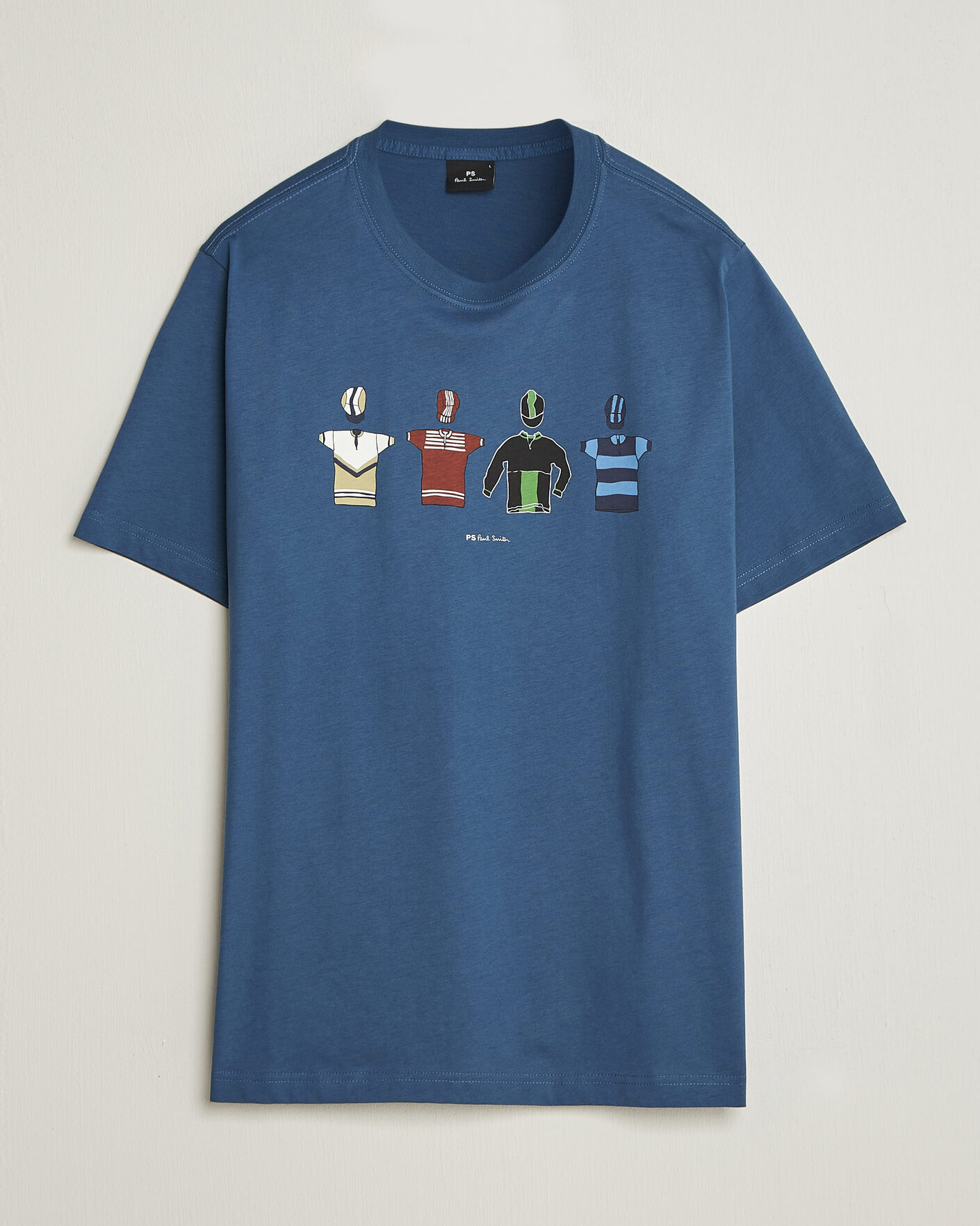 Homme | T-shirts | PS Paul Smith | Cycle Jersey's Crew Neck T-Shirt Blue