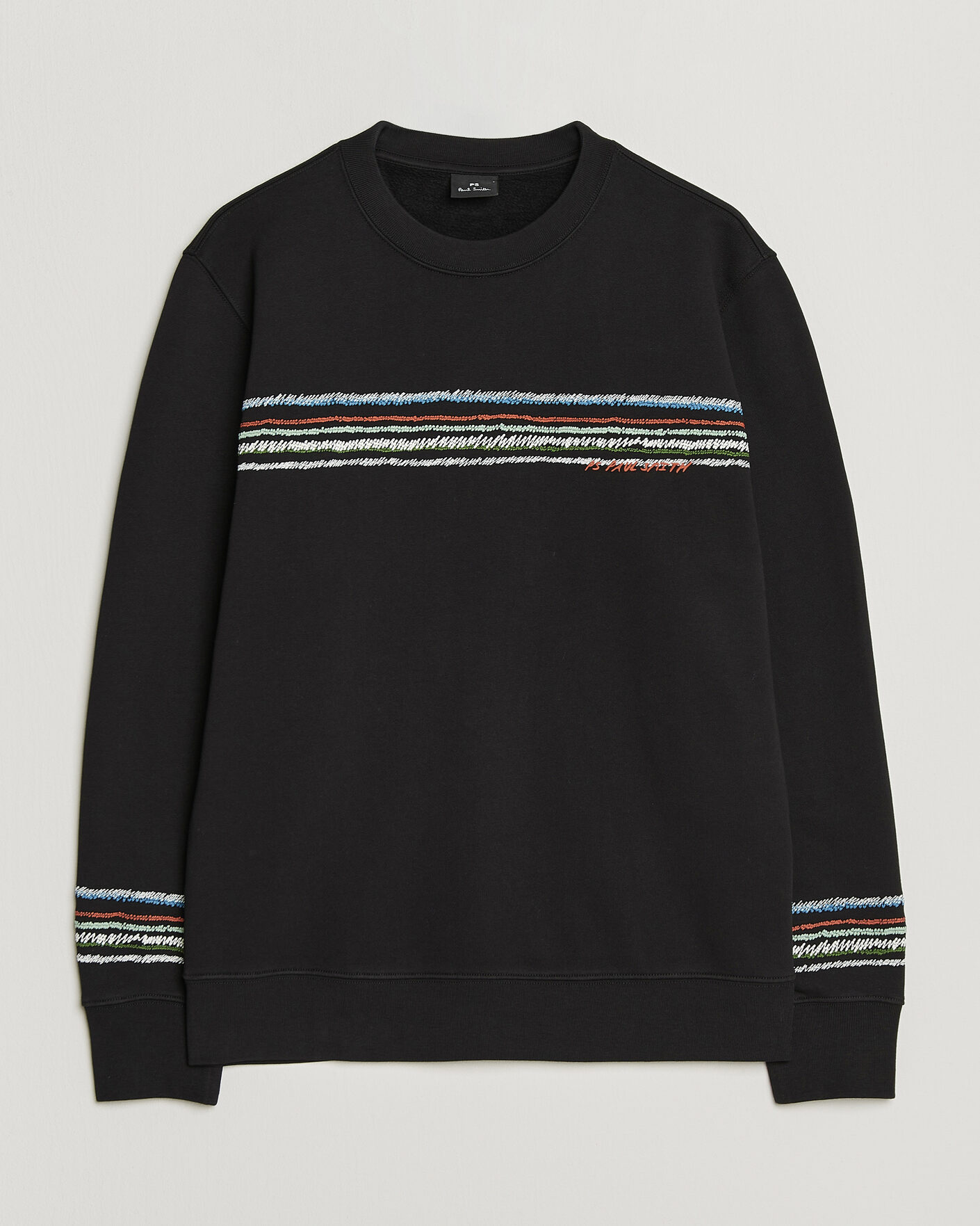 Homme | Pulls Et Tricots | PS Paul Smith | Stripes Crew Neck Sweatshirt Black