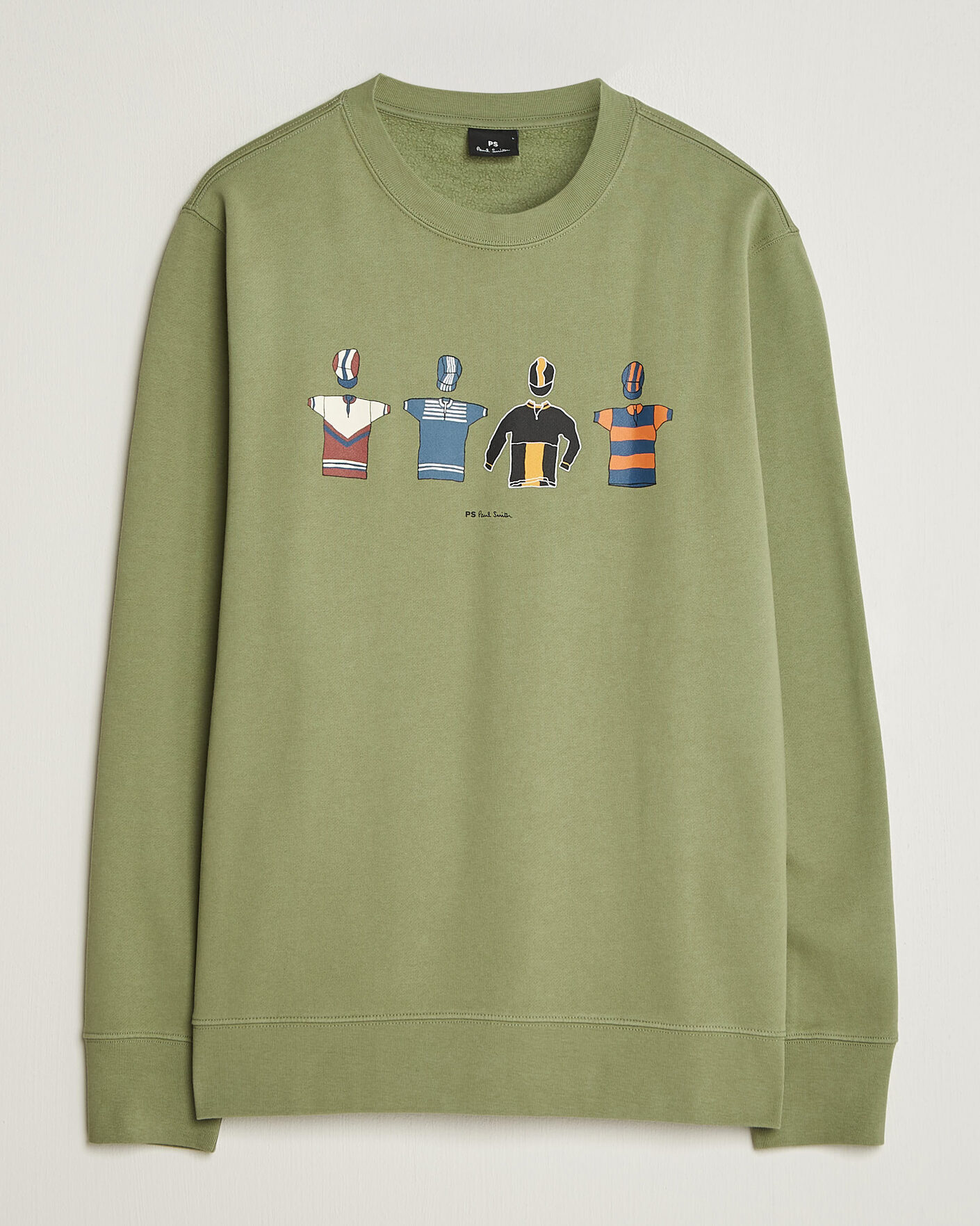 Homme | Pulls Et Tricots | PS Paul Smith | Cycle Jersey's Crew Sweatshirt Green