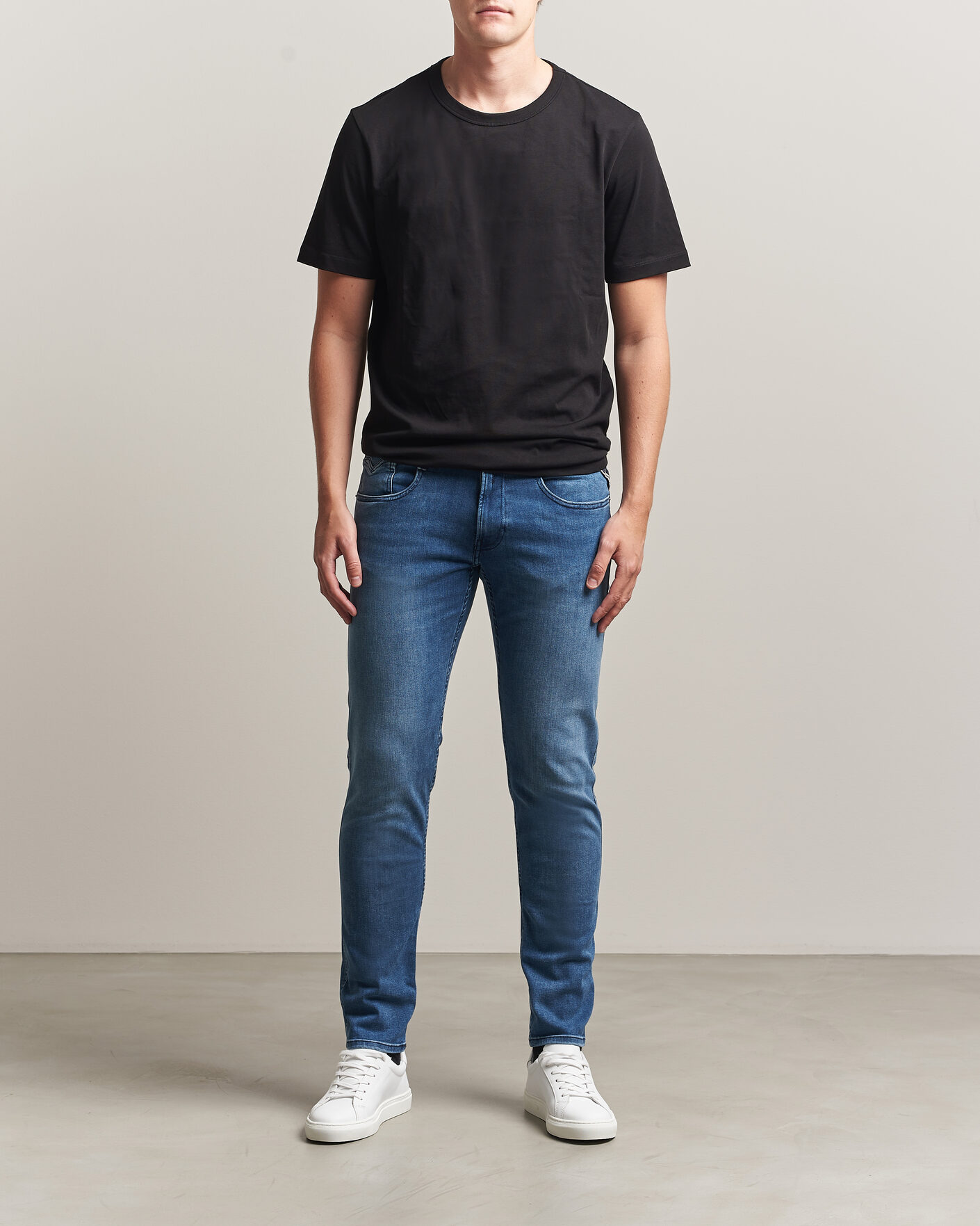 Homme | Jeans | Replay | Anbass Powerstretch Jeans Medium Blue