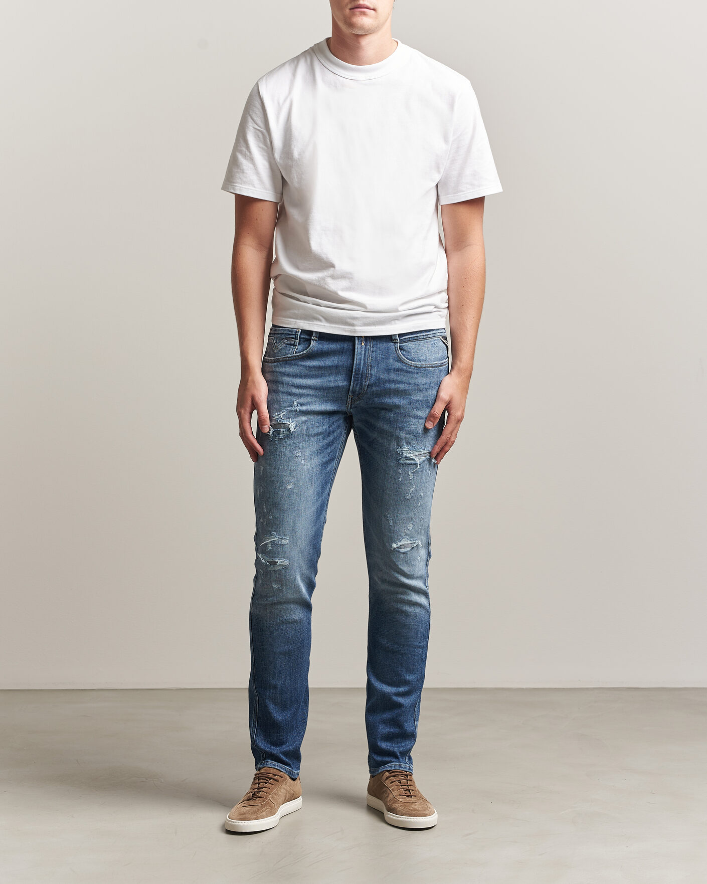 Homme | Jeans | Replay | Anbass 10 Years Wash Jeans Medium Blue