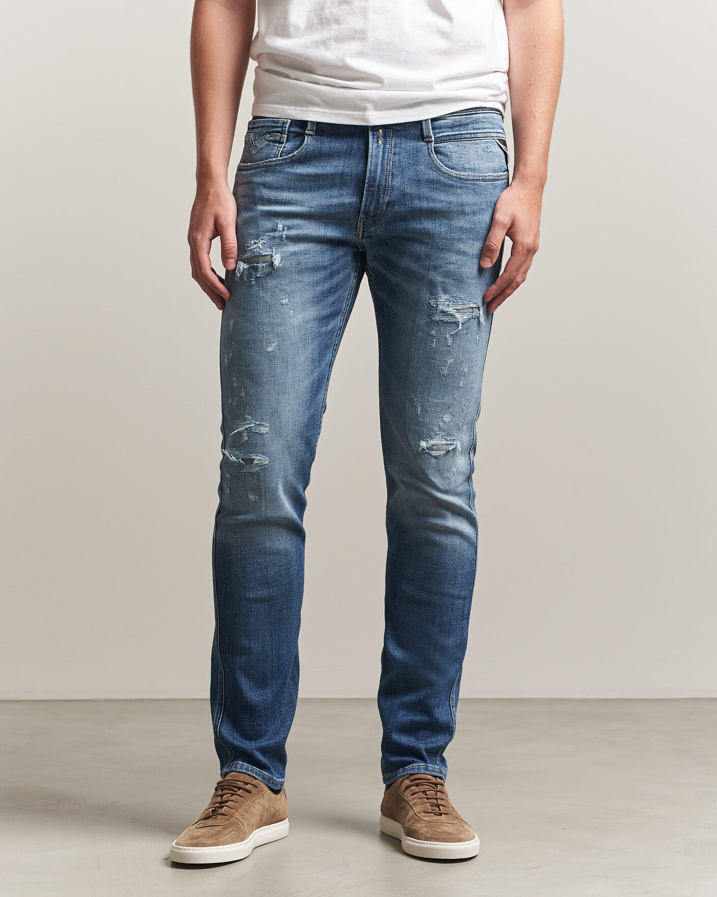 Homme | Jeans | Replay | Anbass 10 Years Wash Jeans Medium Blue